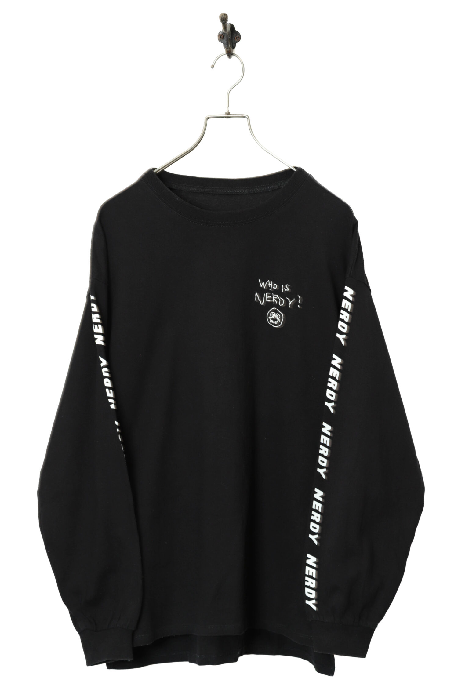 USED PRINTED LONG SLEEVE T-SHIRT/L