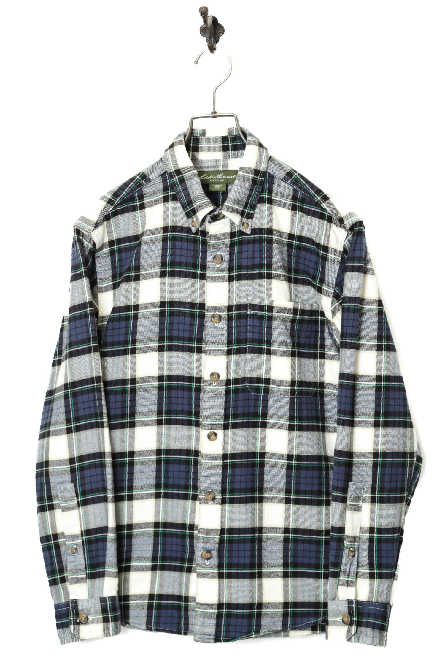 USED EDDIE BAUER CHECK SHIRT/XS
