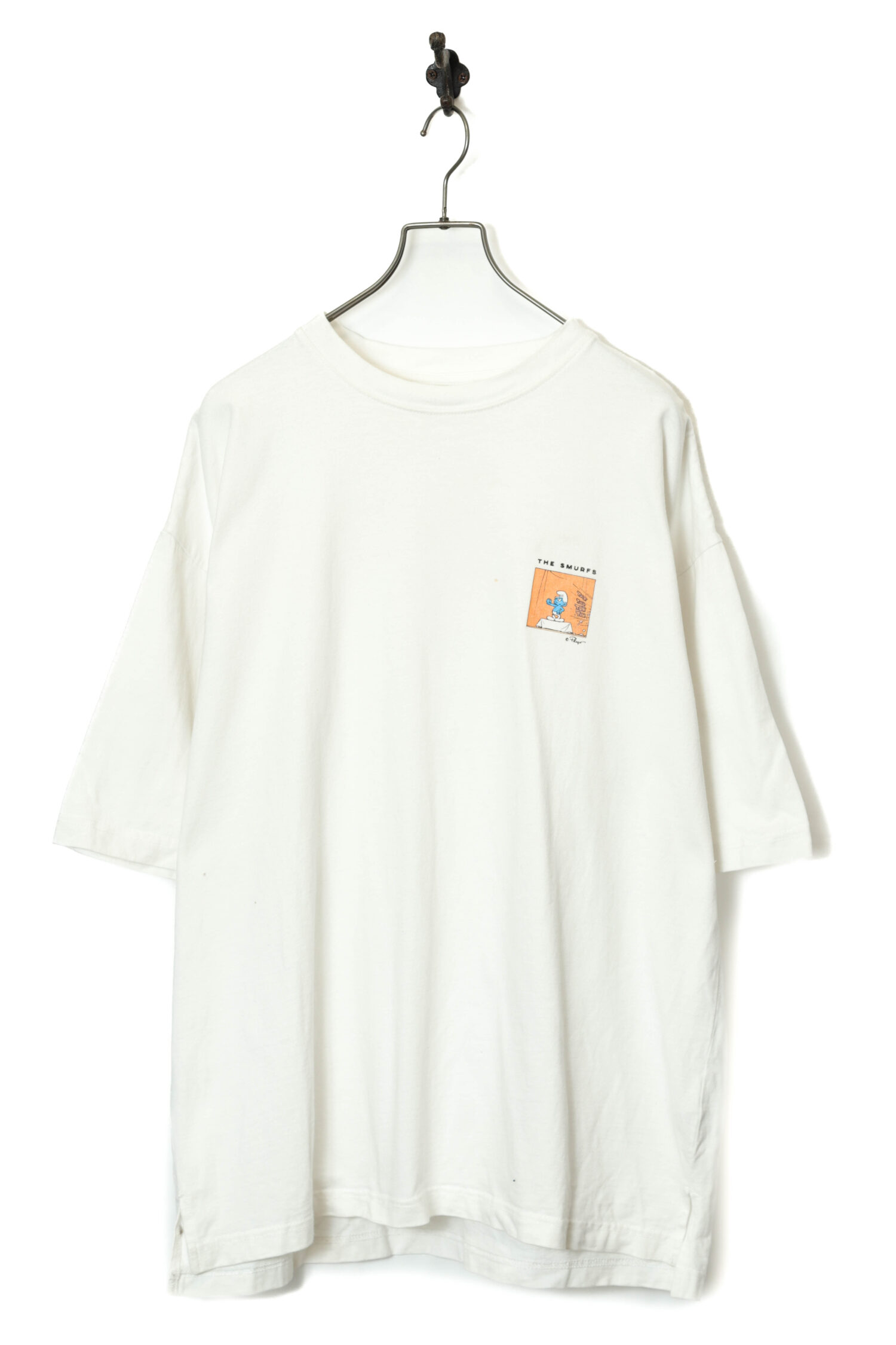 USED SMURFS PRINTED T-SHIRT/XL