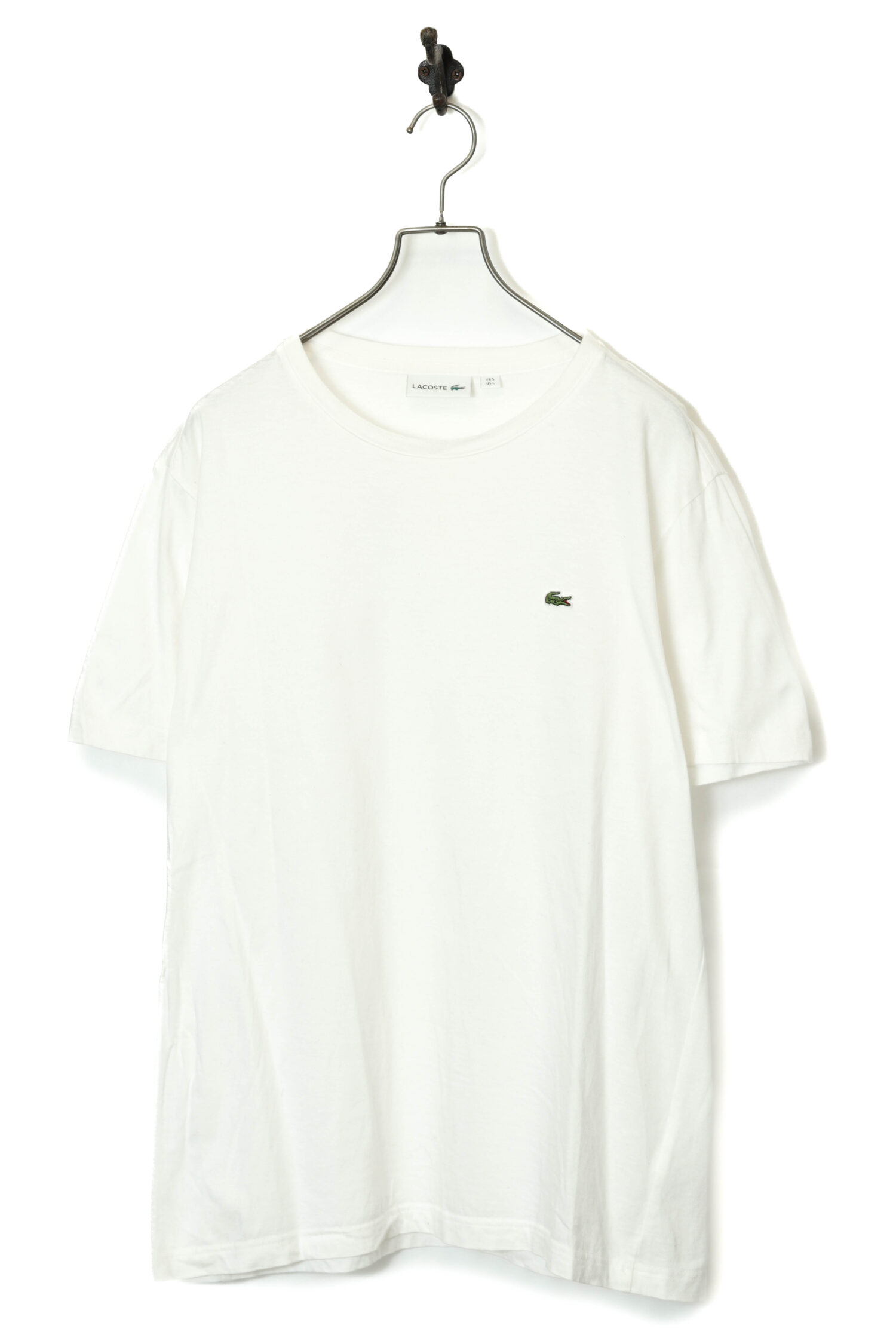 USED LACOSTE LOGO T-SHIRT/L