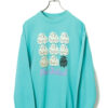 VINTAGE PRINTED SWEAT SHIRT/MADE IN NEW ZEALAND/L