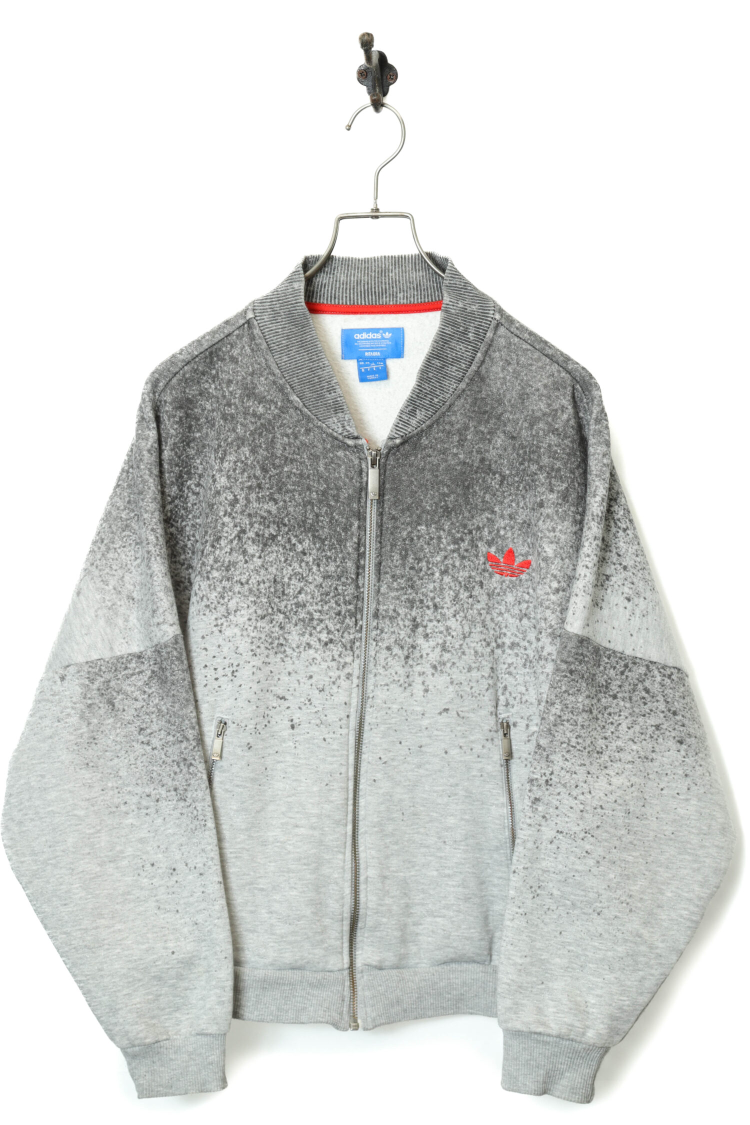 USED ADIDAS SWEAT BOMBER JACKET/L