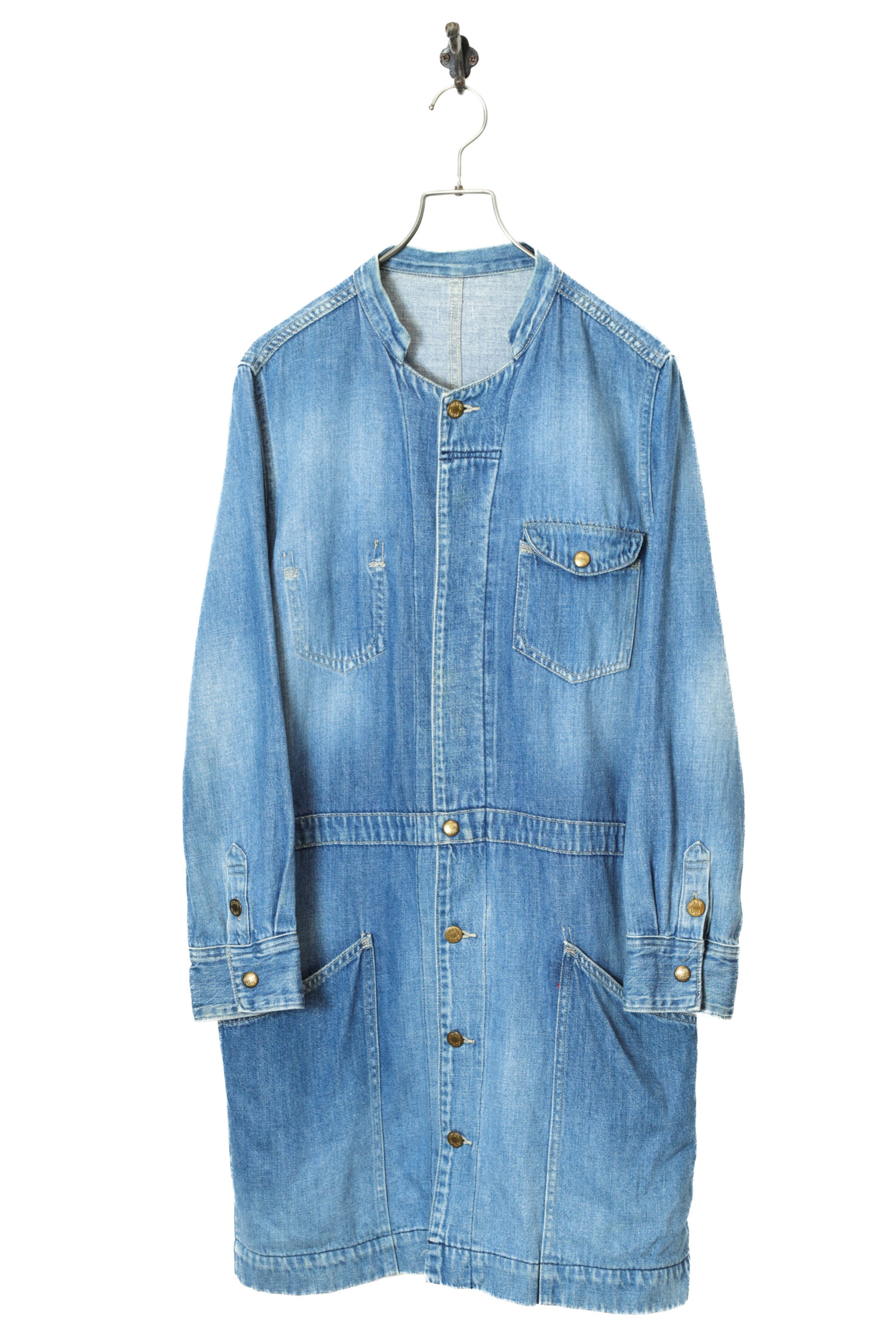 VINTAGE DENIM LONG SHIRT/M