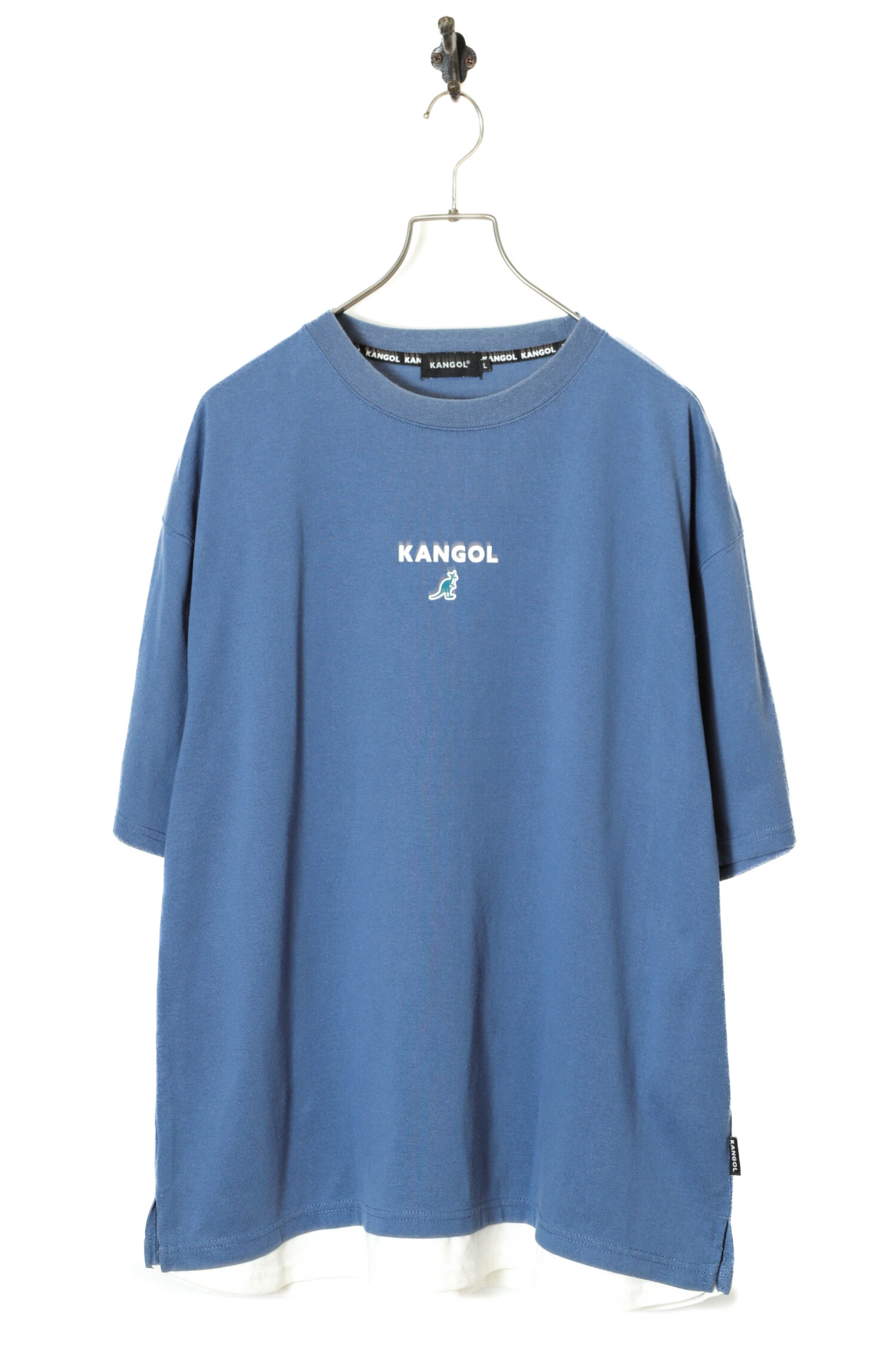 USED KANGOL PRINTED T-SHIRT/L