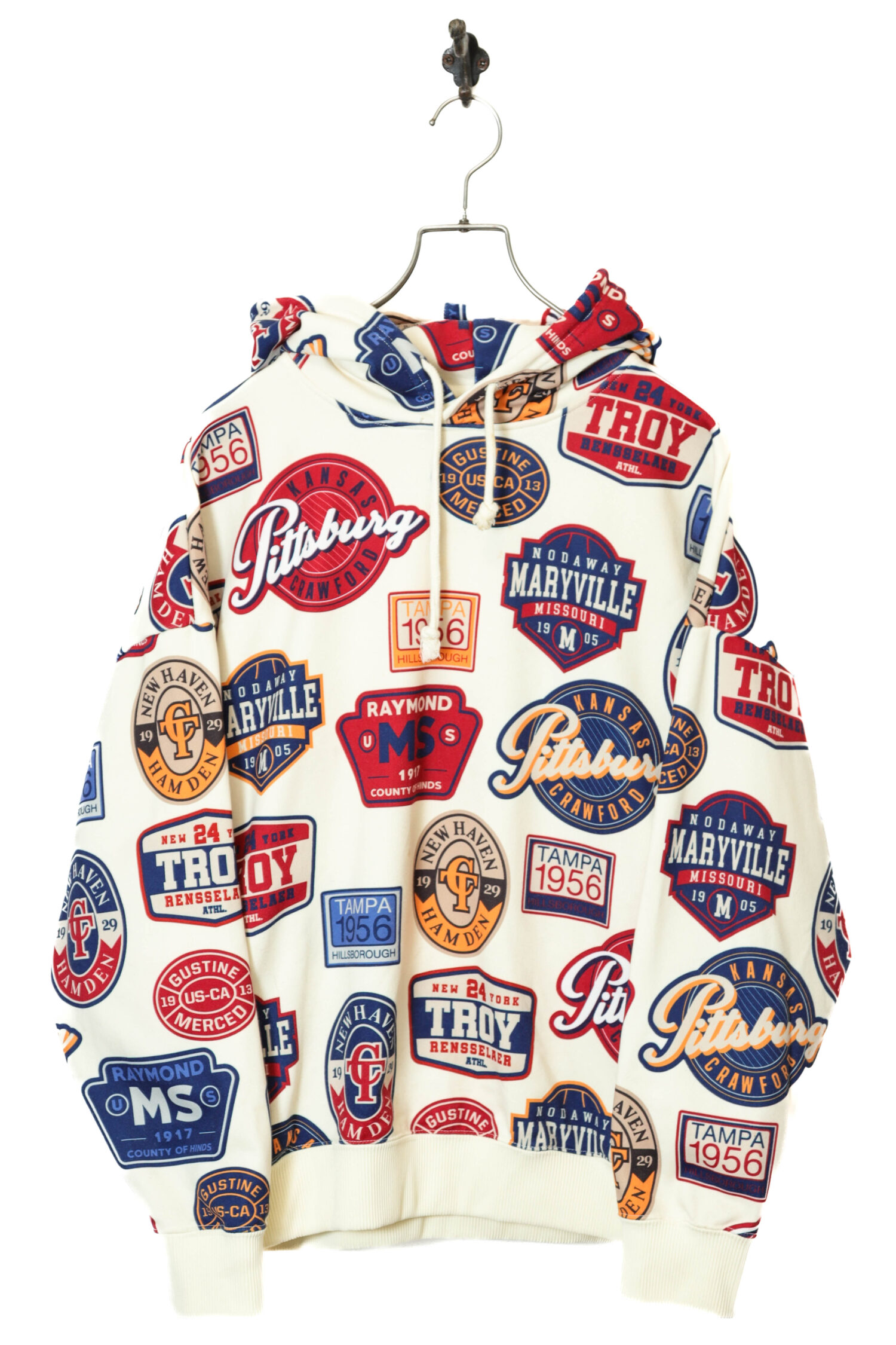 VINTAGE PRINTED SWEAT PARKA/XL