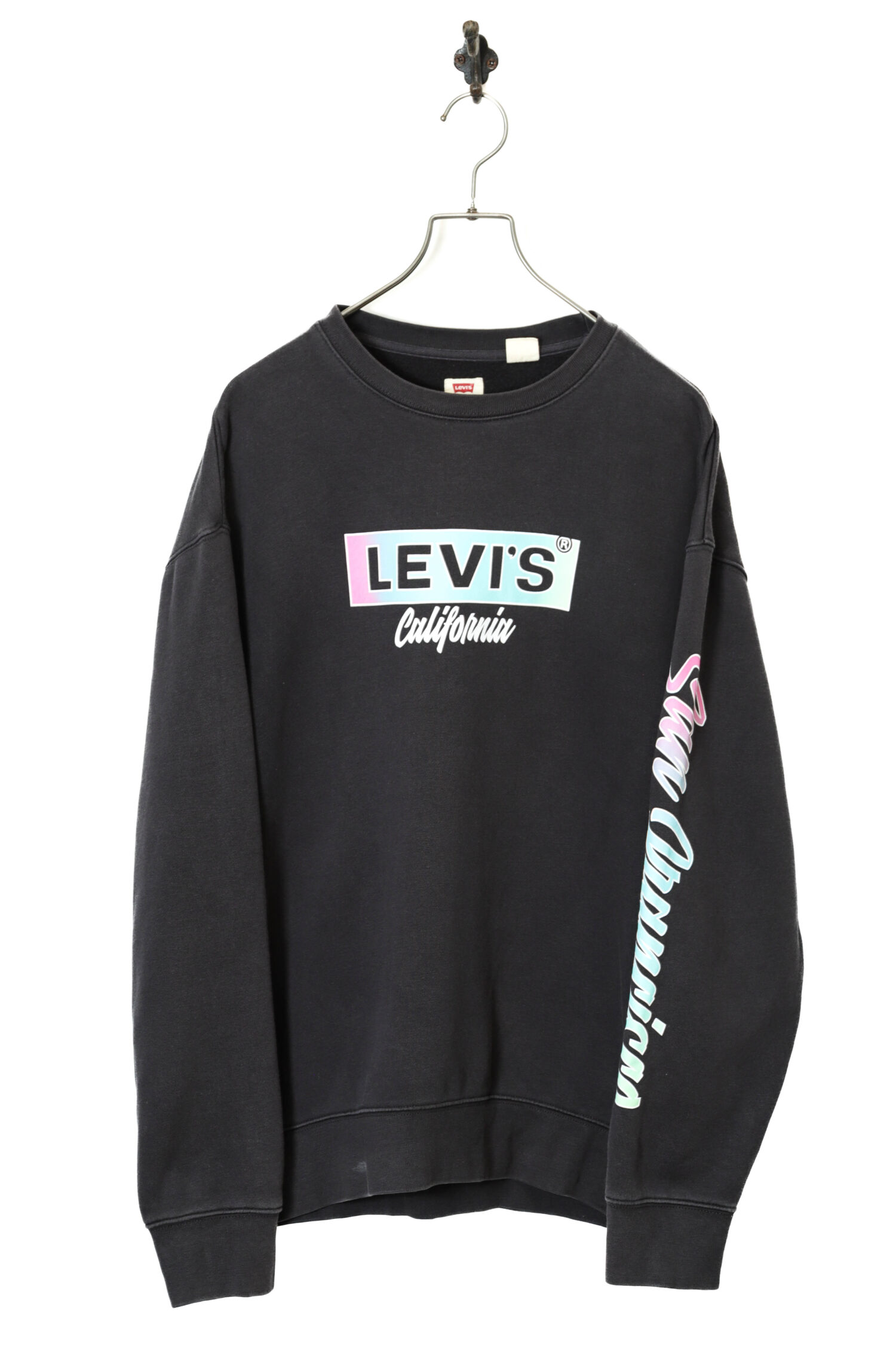 USED LEVI'S PRINTED SWEAT SHRT/L