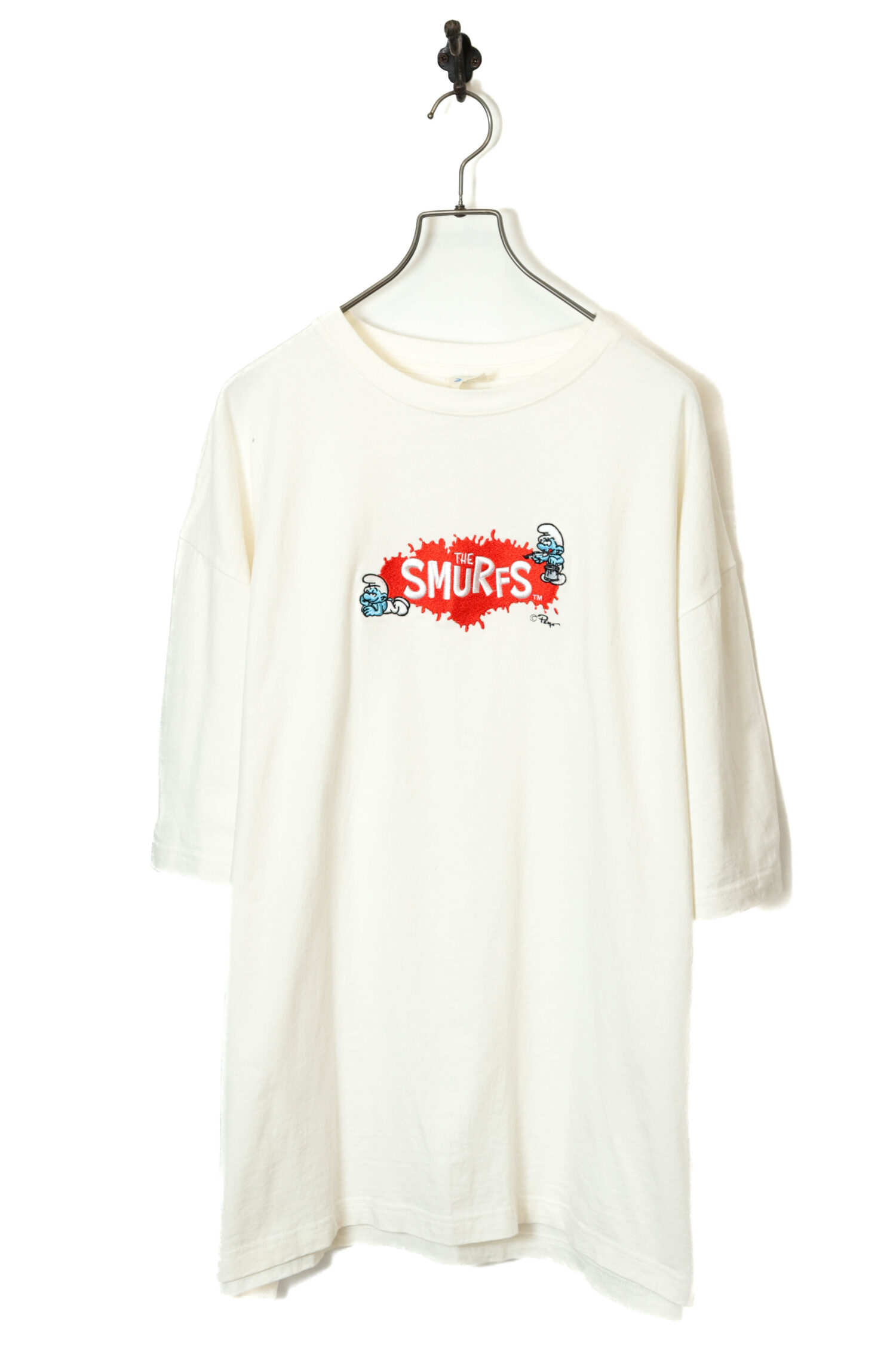 USED SMURFS PRINTED T-SHIRT/XL