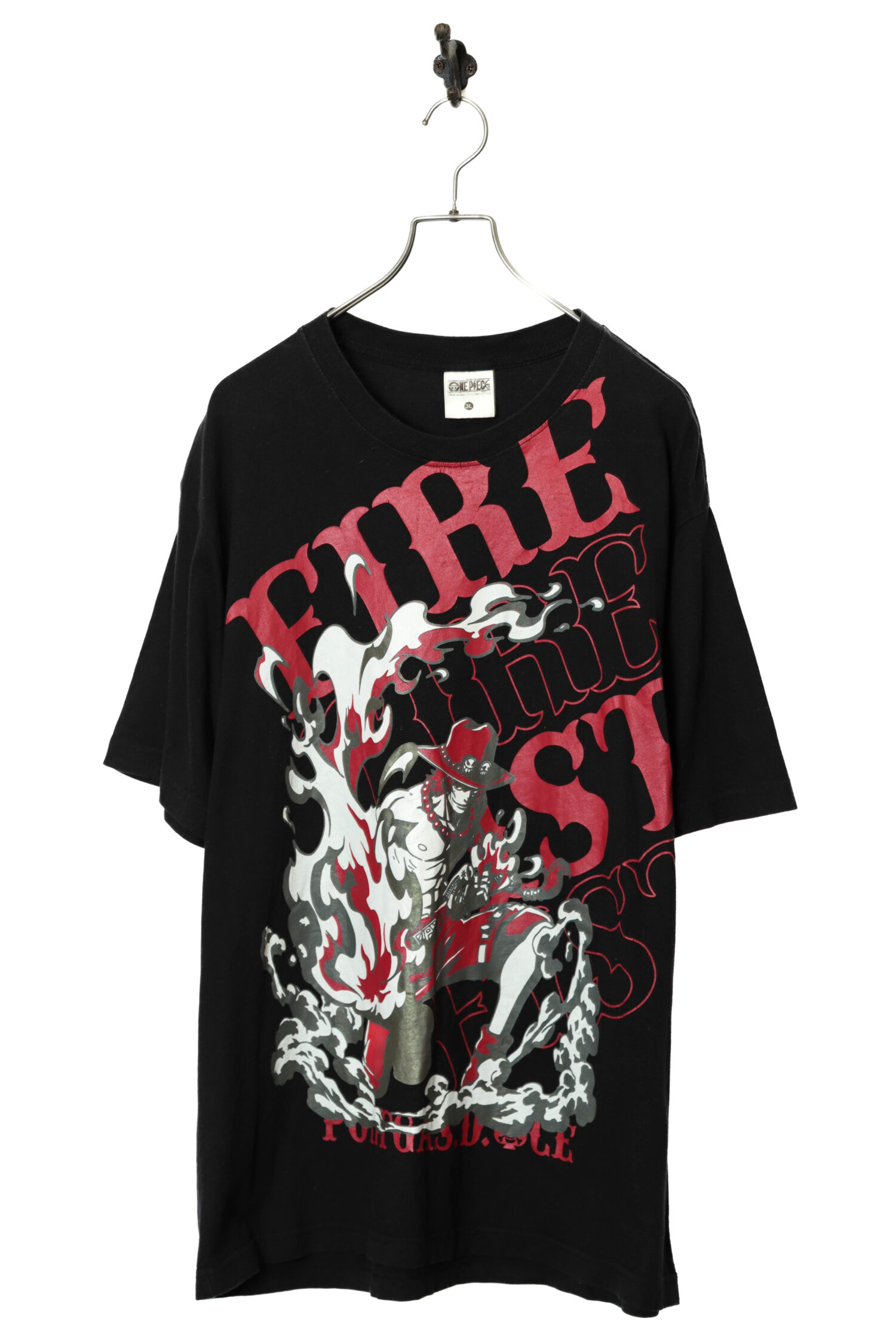 USED ANIME PRINTED T-SHIRT/3L