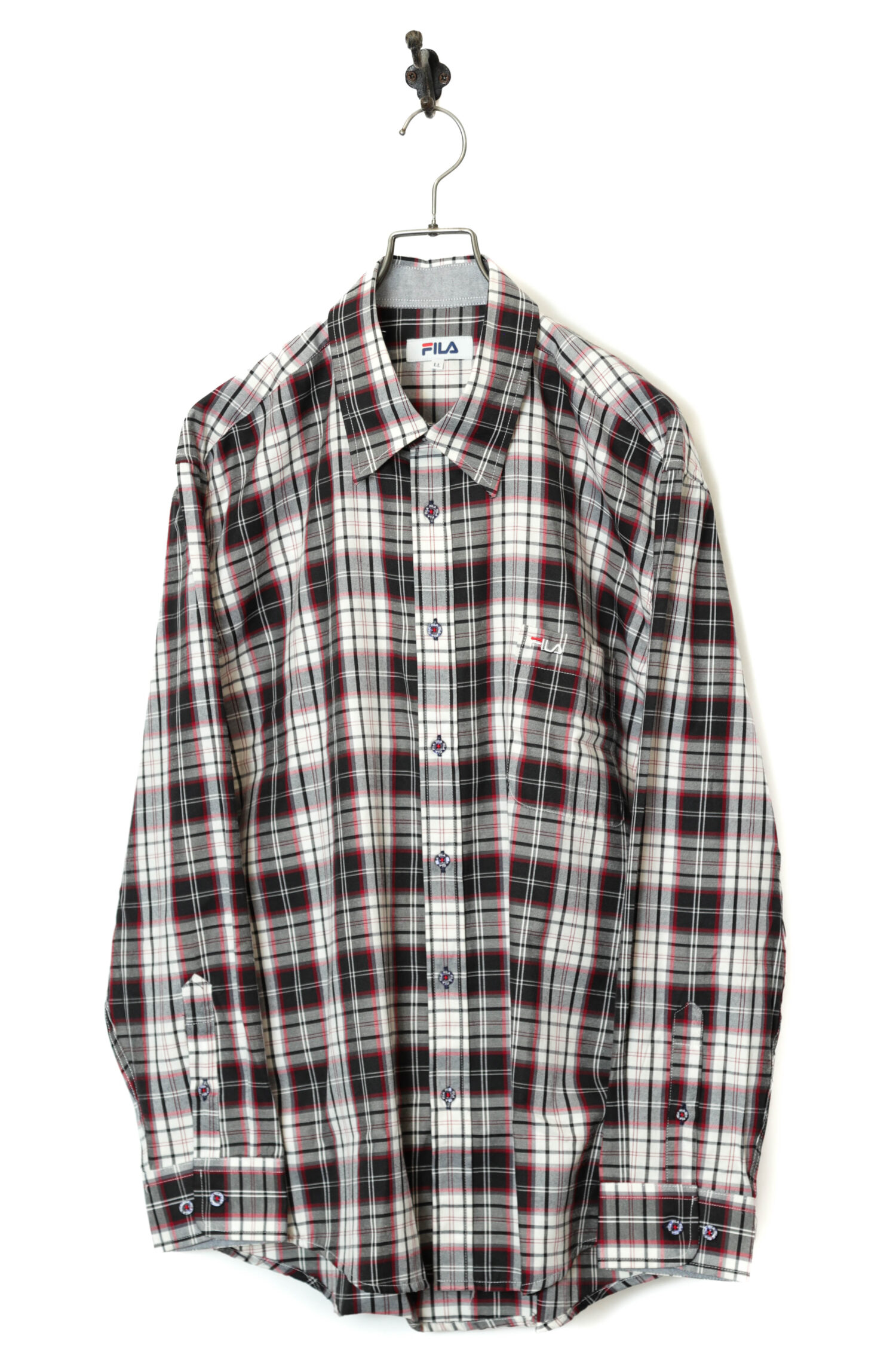 USED FILA CHECK SHIRT/XL
