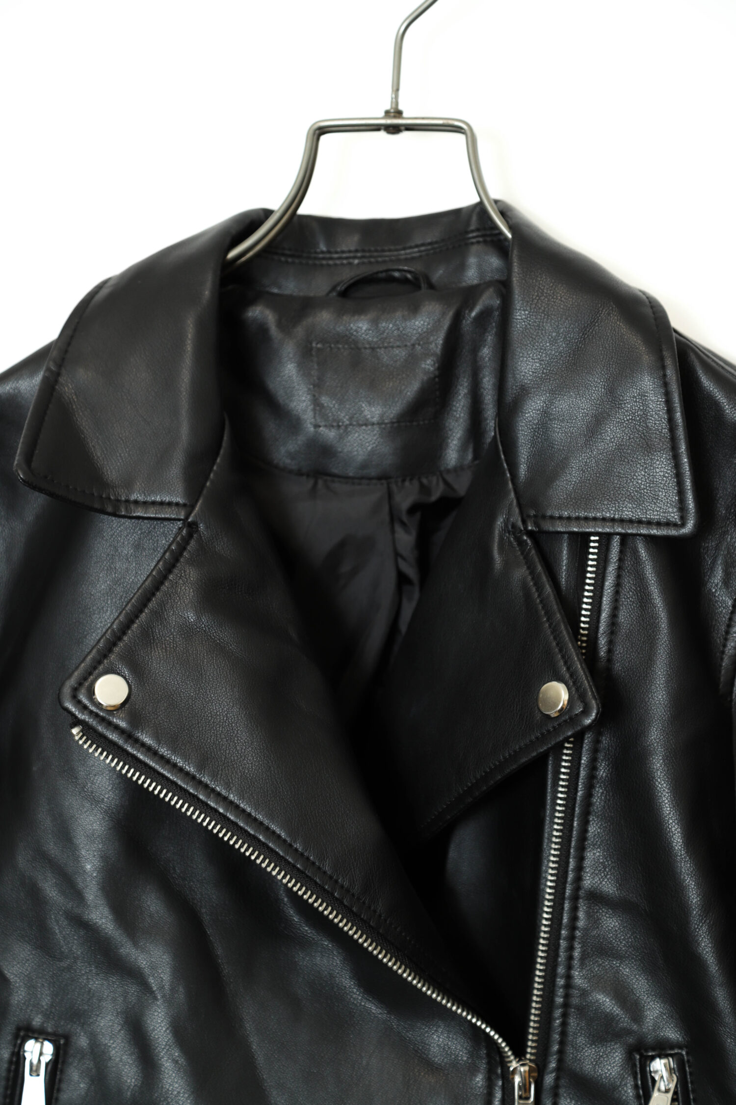 Alternative view of USED FAKE LEATHER RIDERS JACKET/M