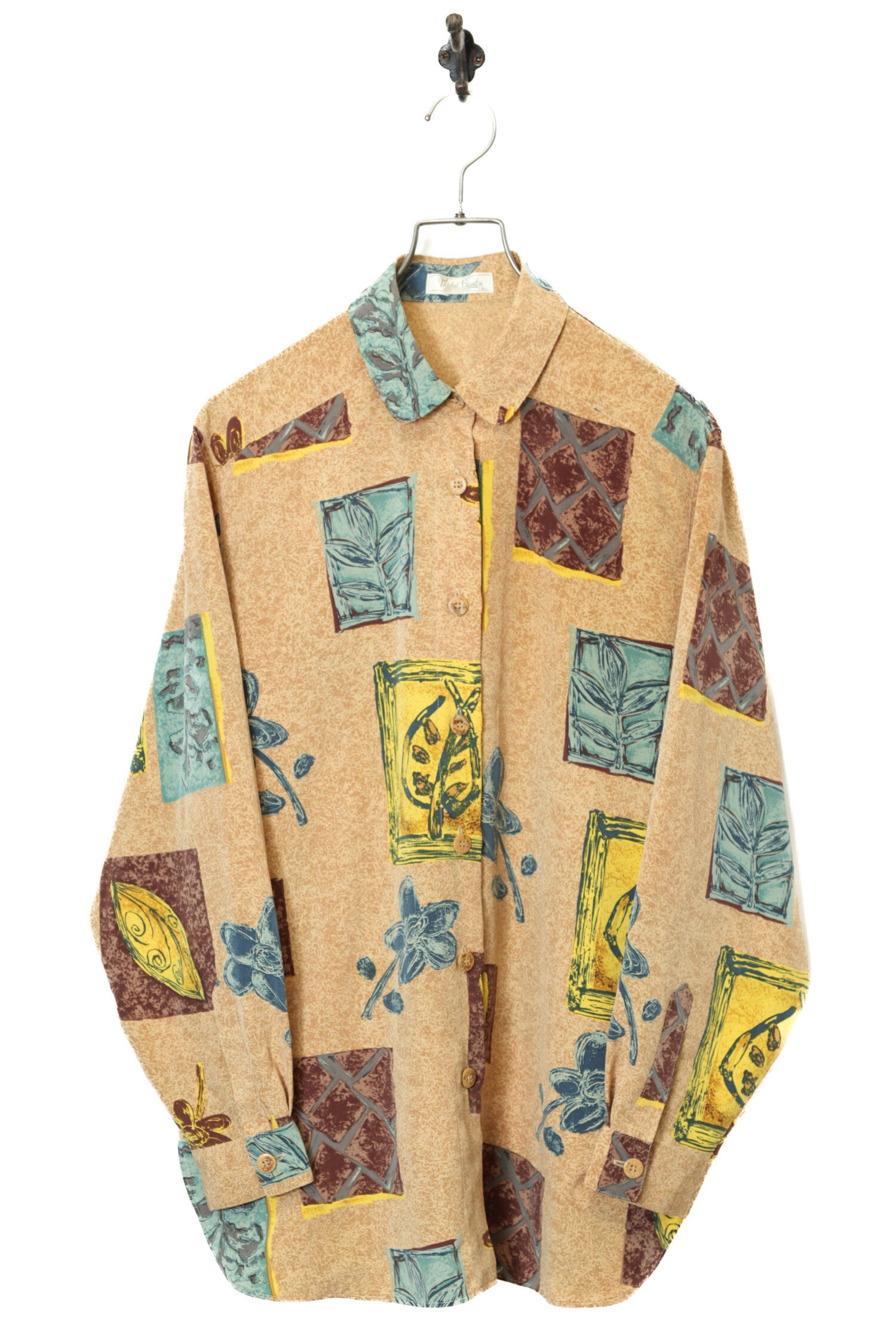 VINTAGE PRTINTED SHIRT/L