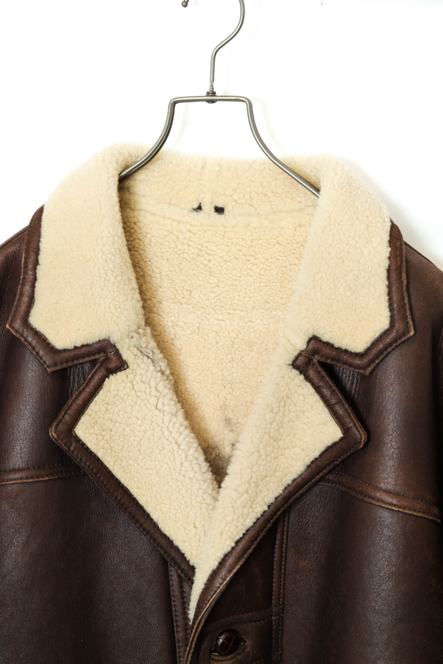 ヴィンテージ 70s レイクランド ムートンジャケット 羊革 90s~ LEATHER WORKS ムートン コート 本革 レザージャケット ランチ