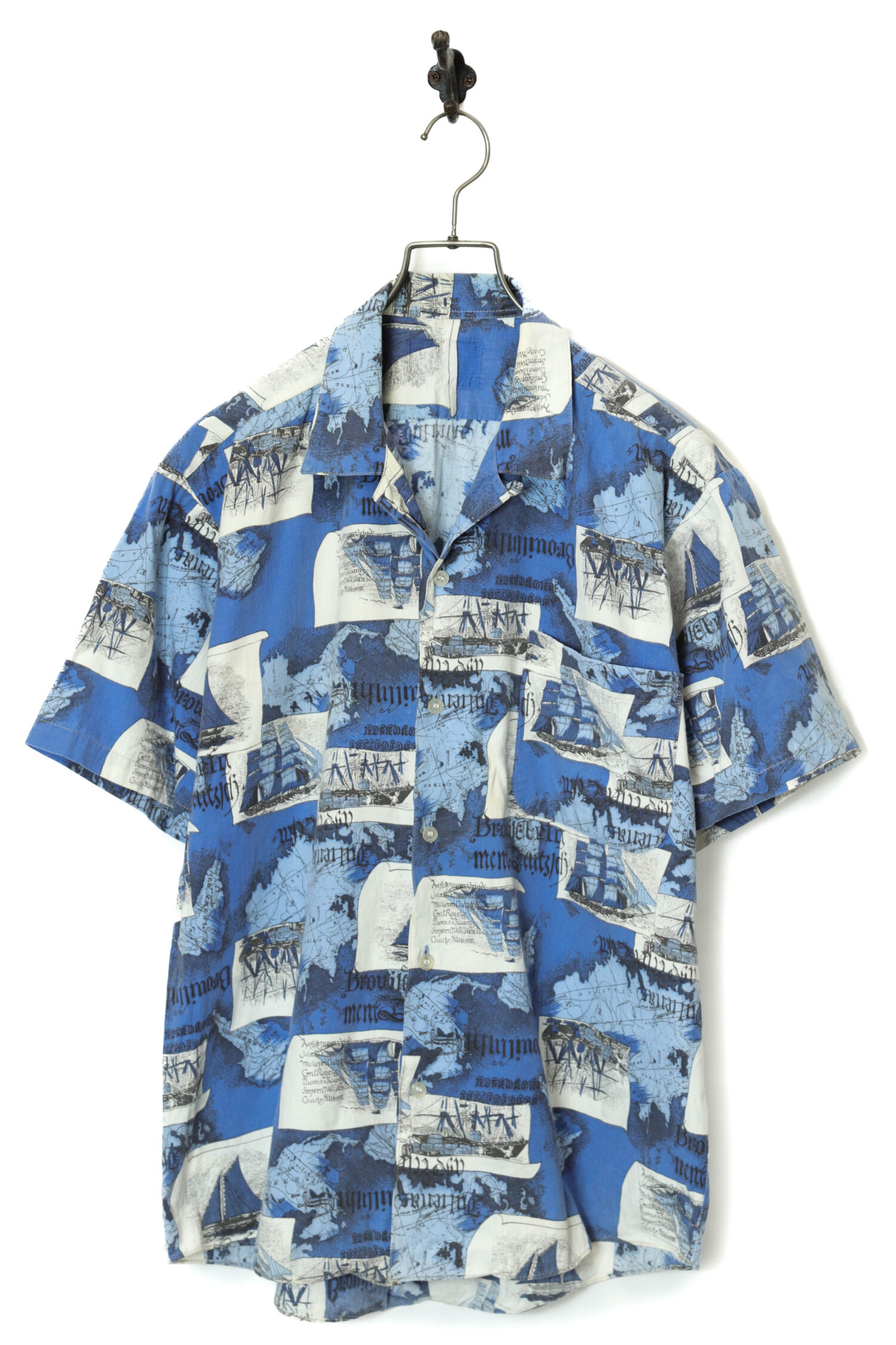 VINTAGE PRINTED SHIRT/L
