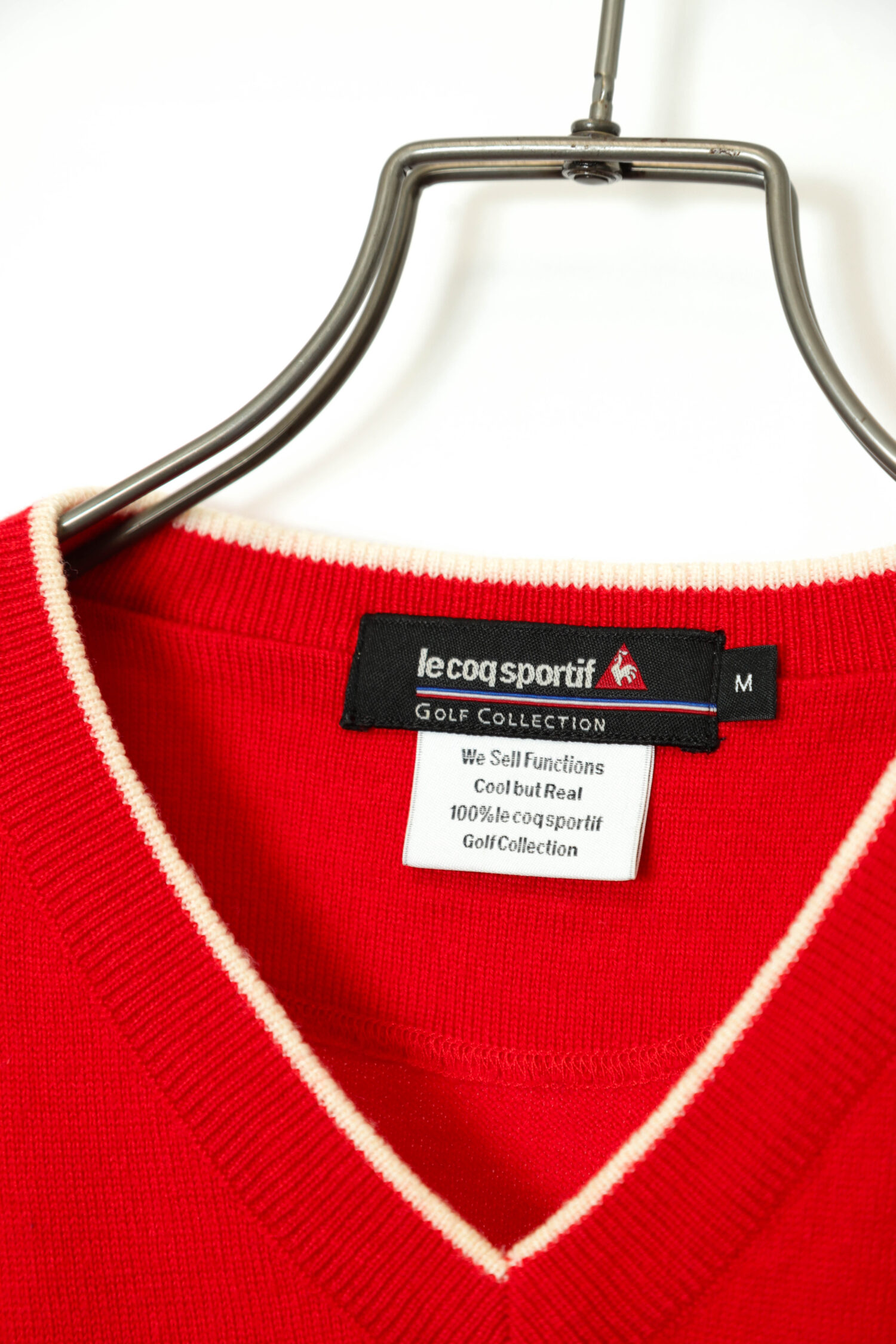 Alternative view of USED LE COQ SPORTIF KNITED VEST/M