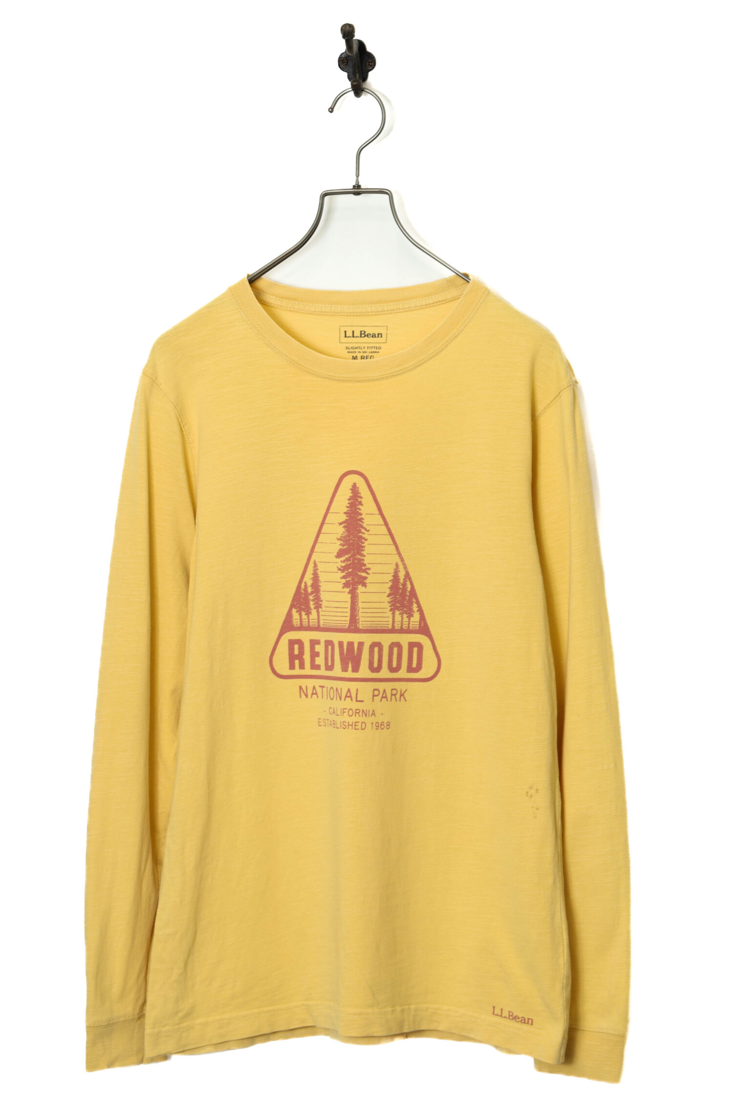 USED L.L BEAN PRINTED LONG SLEEVE T-SHIRT/M