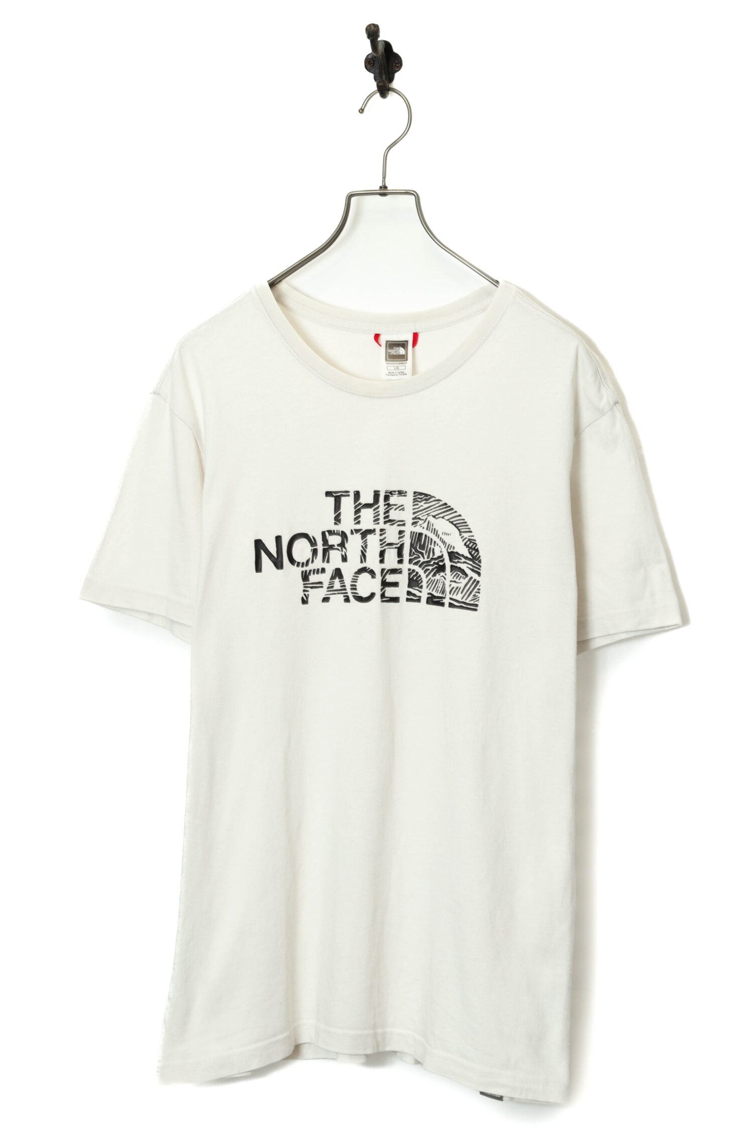 USED THE NORTH FACE PRINTED T-SHIRT/L