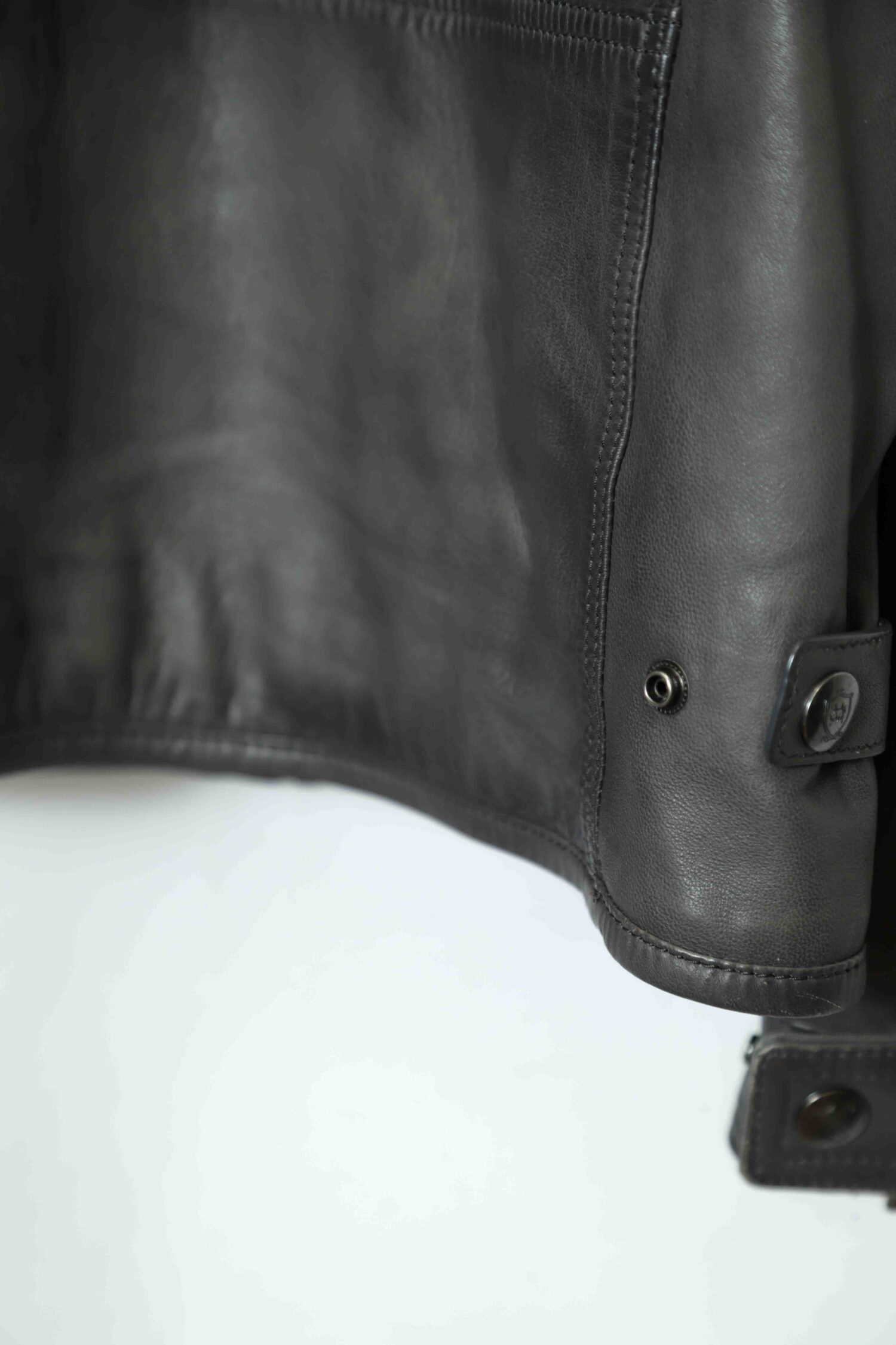 USED MASSIMO DUTTI LEATHER SINGLE RIDERS JACKET/L | 古着屋