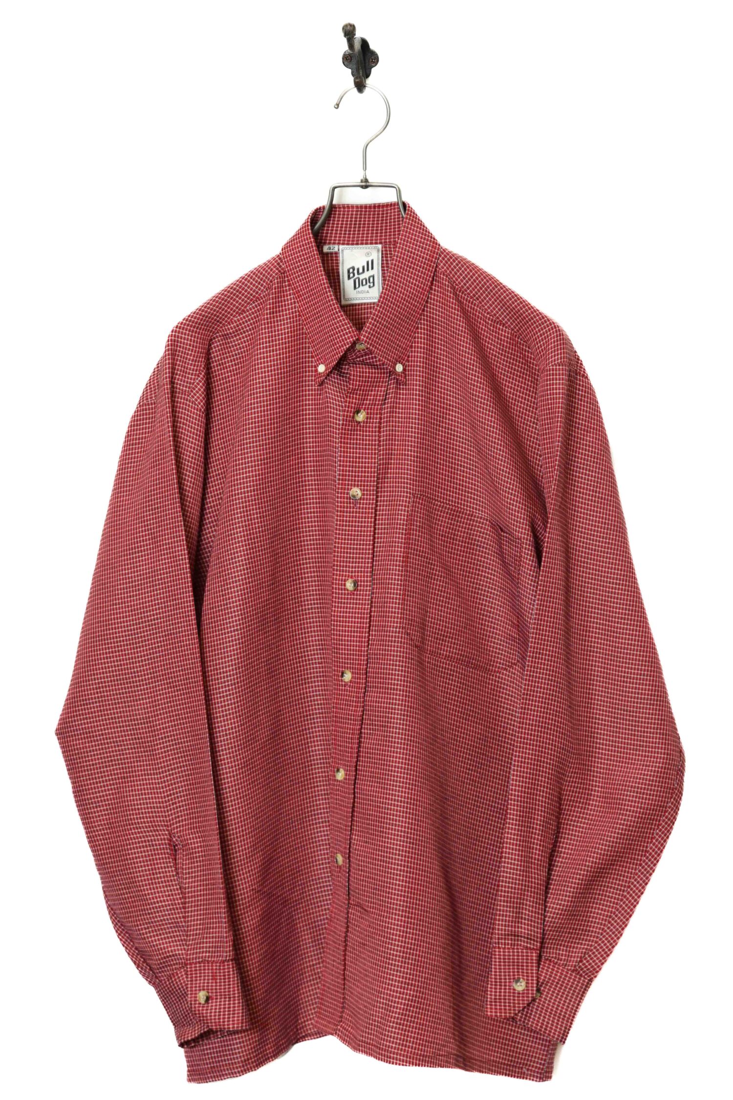 USED CHECK PATTERN SHIRT/XL