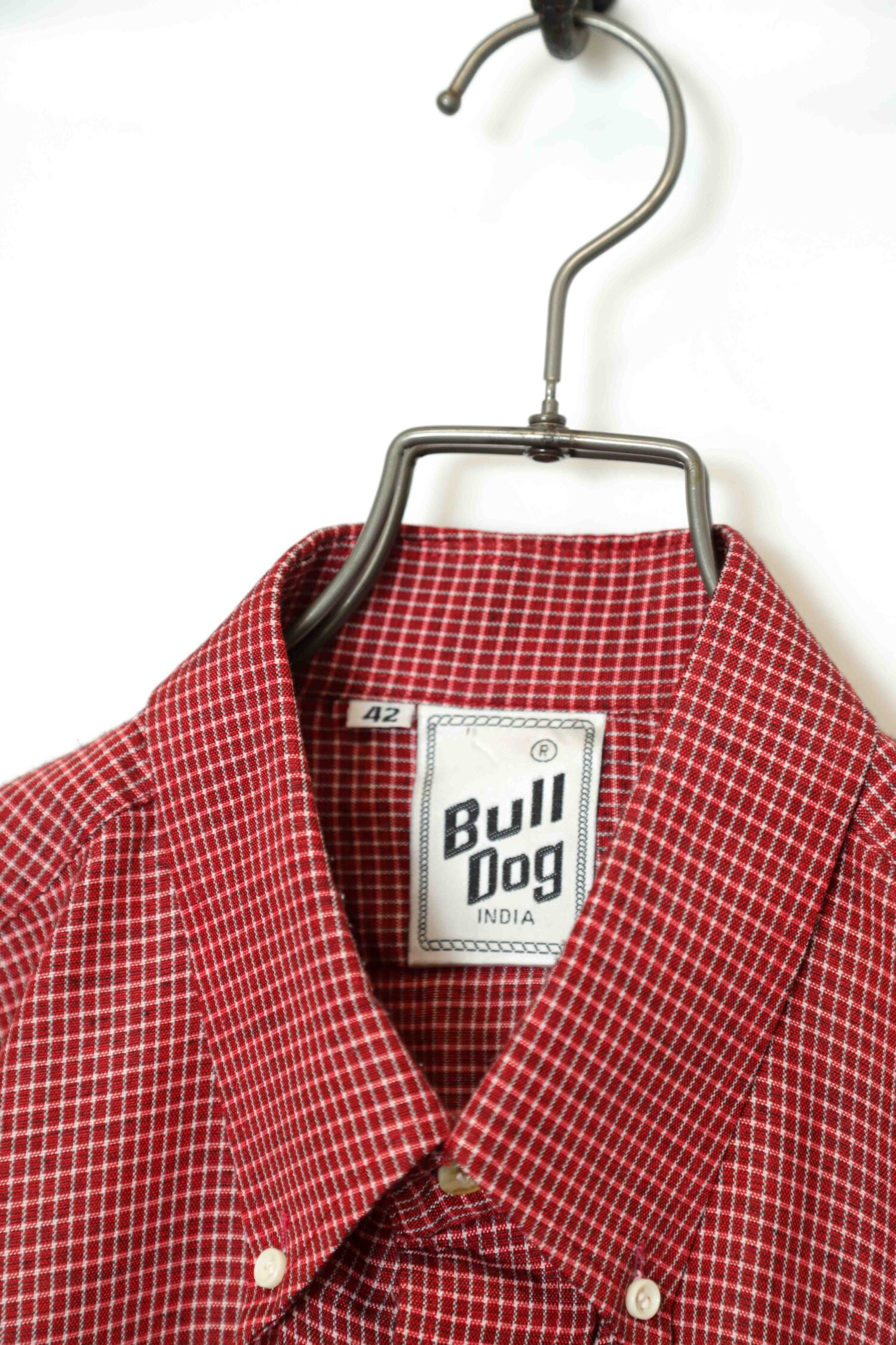 Alternative view of USED CHECK PATTERN SHIRT/XL