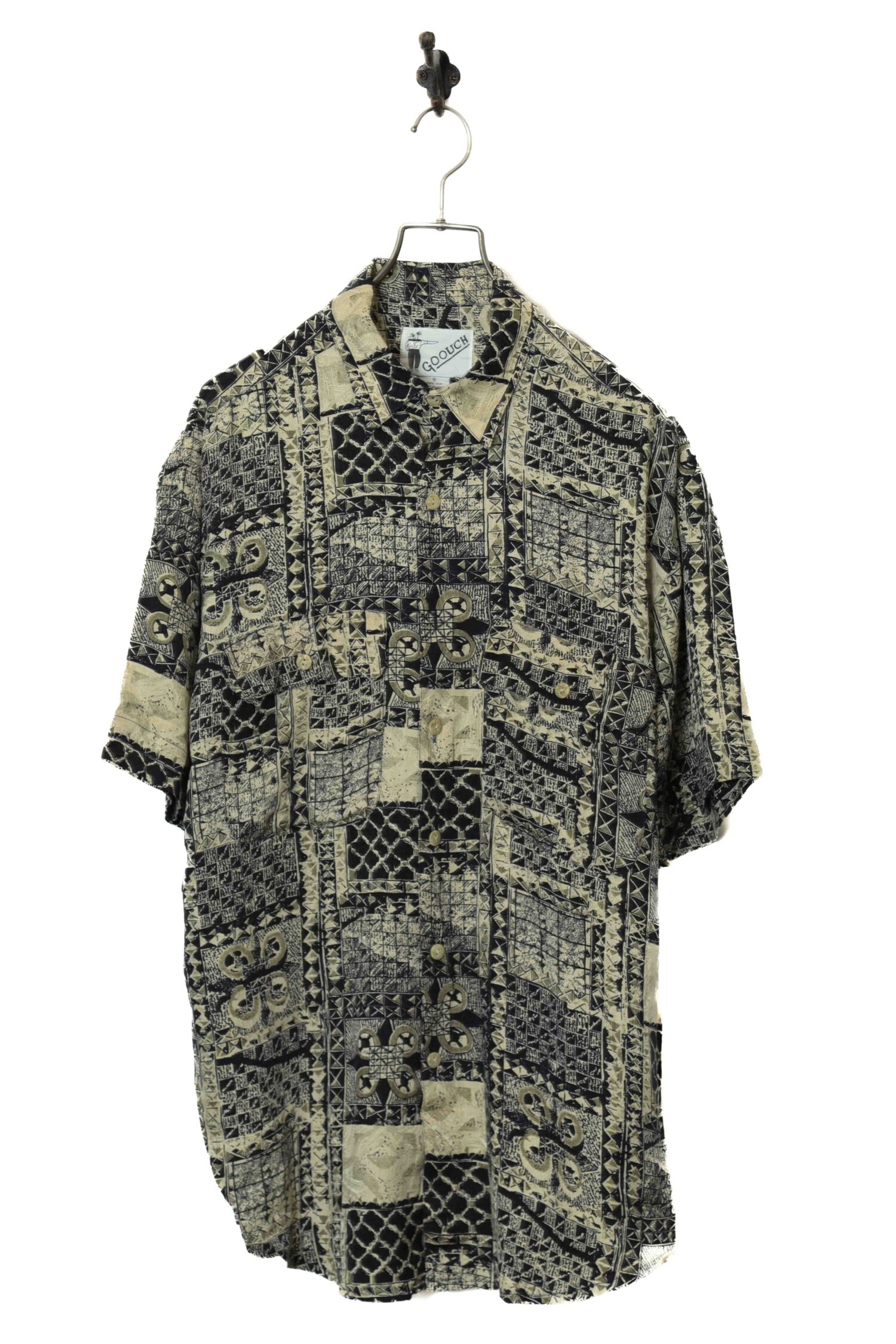 VINTAGE PRINTED SHIRT/GOOUCH/L