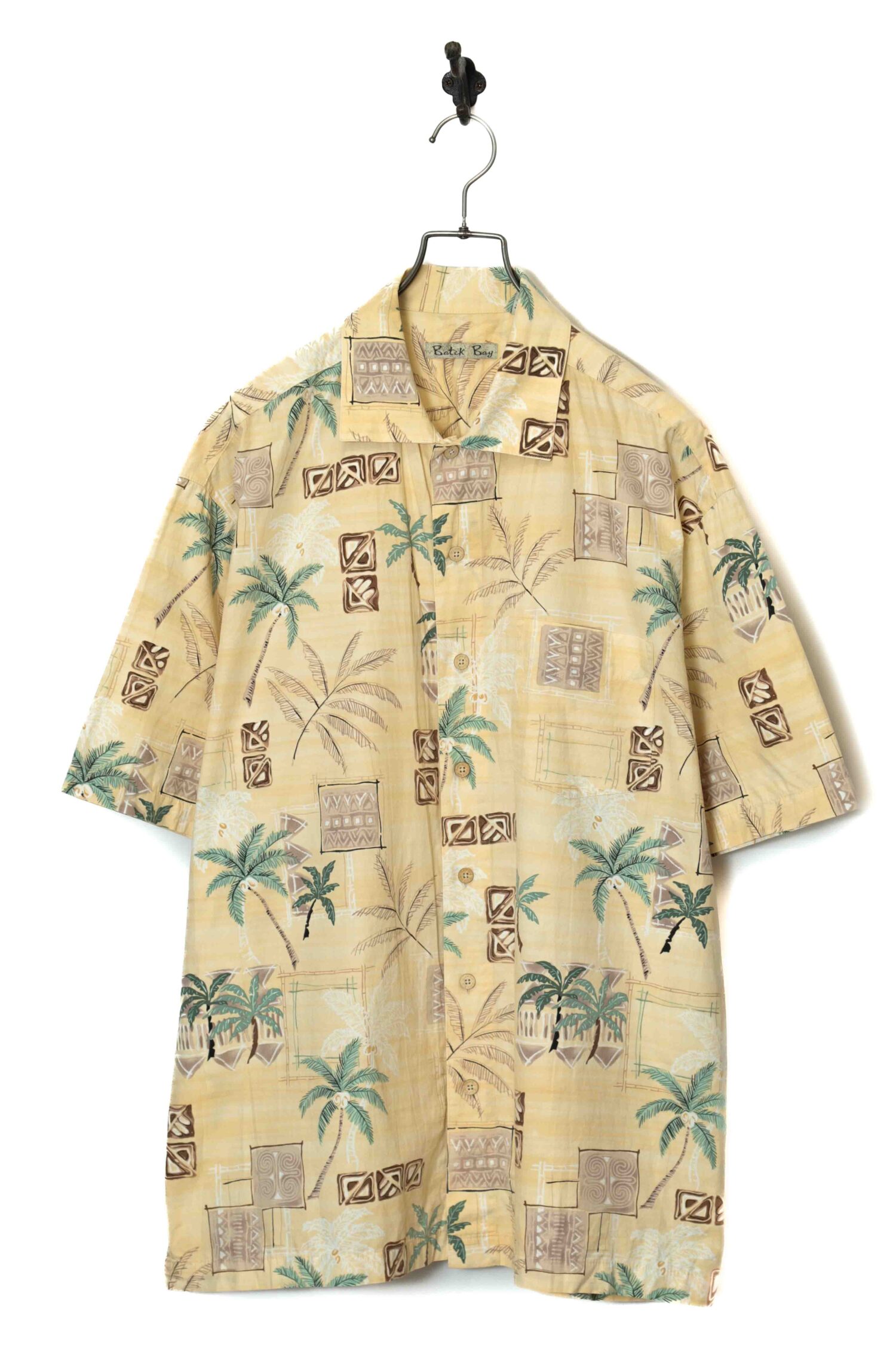 VINTAGE PRINTED SHORT SLEEVE SHIRT/L