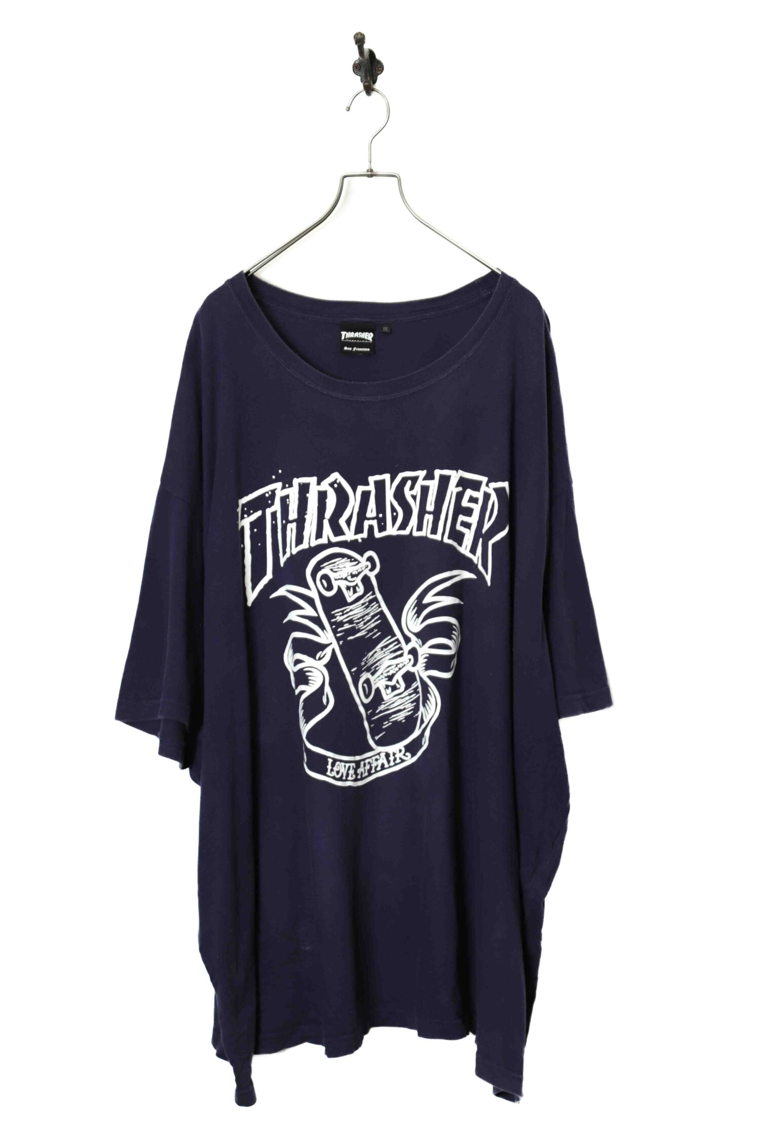 USED THRASHER PRINTED T-SHIRT/8L