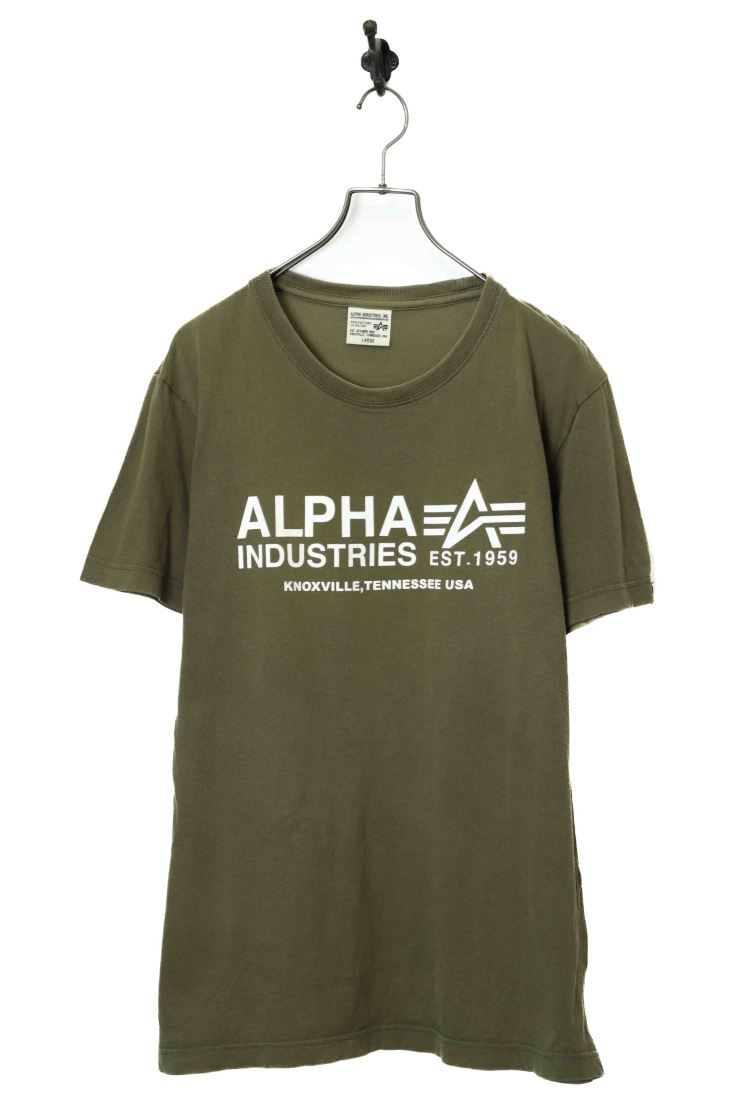 USED ALPHA INDUSTRIES T-SHIRT/L
