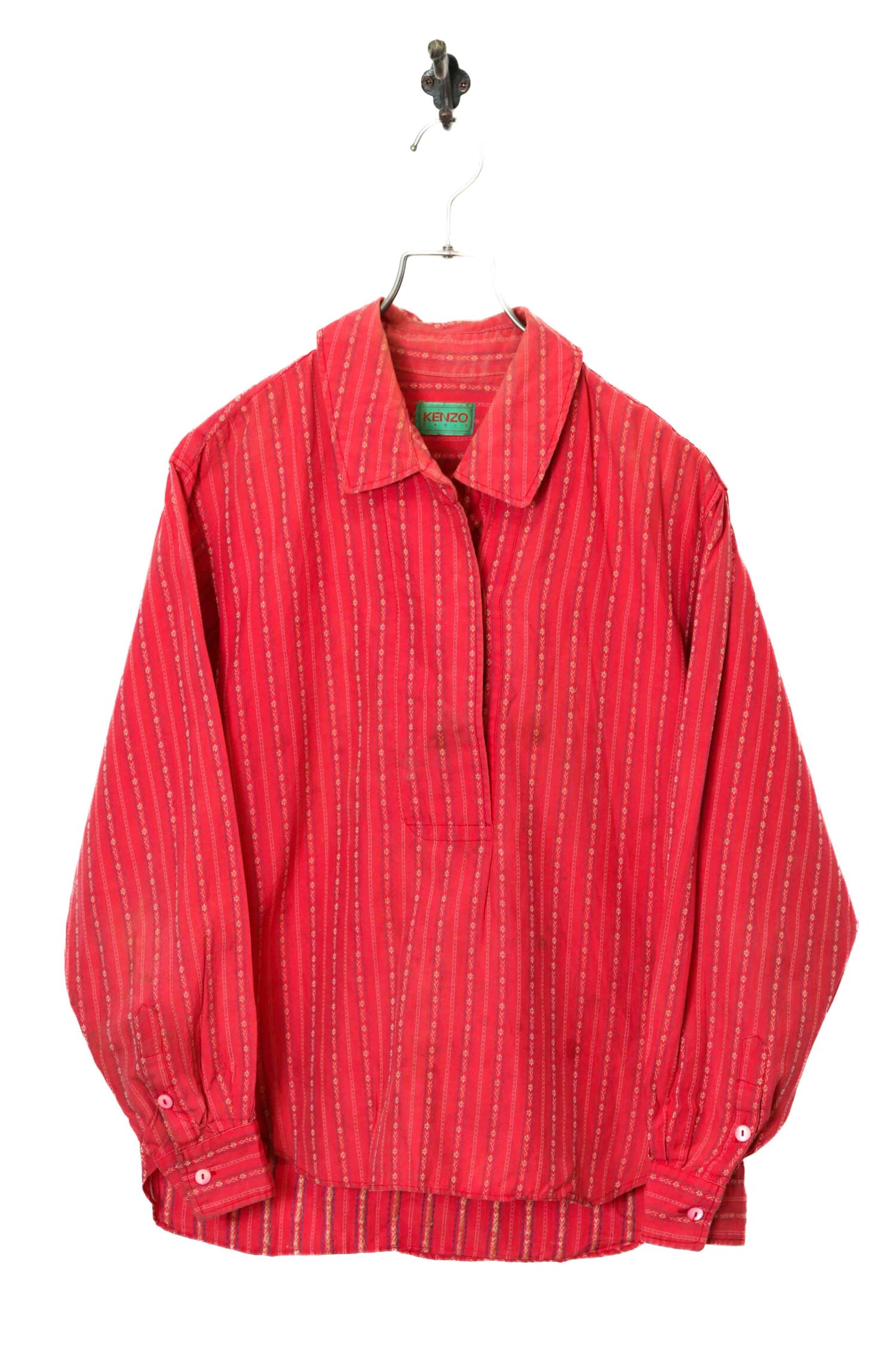 USED KENZO PRINTED PULL-OVER SIHRT/M