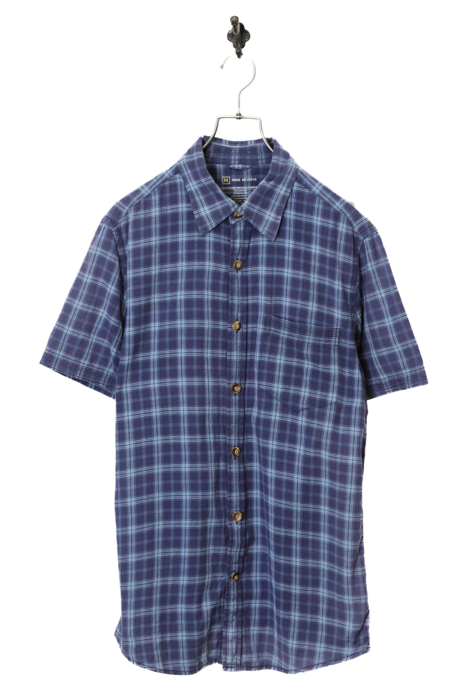 USED GAP CHECK PATTERN SHIRT/M