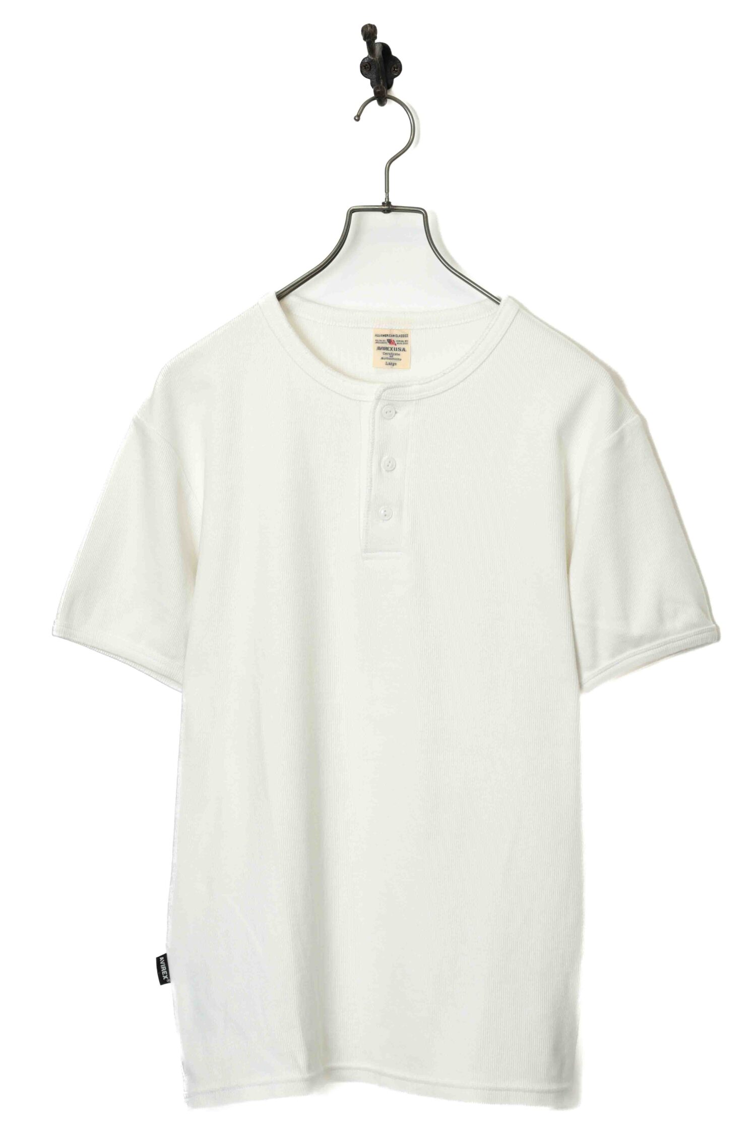USED AVIREX PULL-OVER T-SHIRT/L