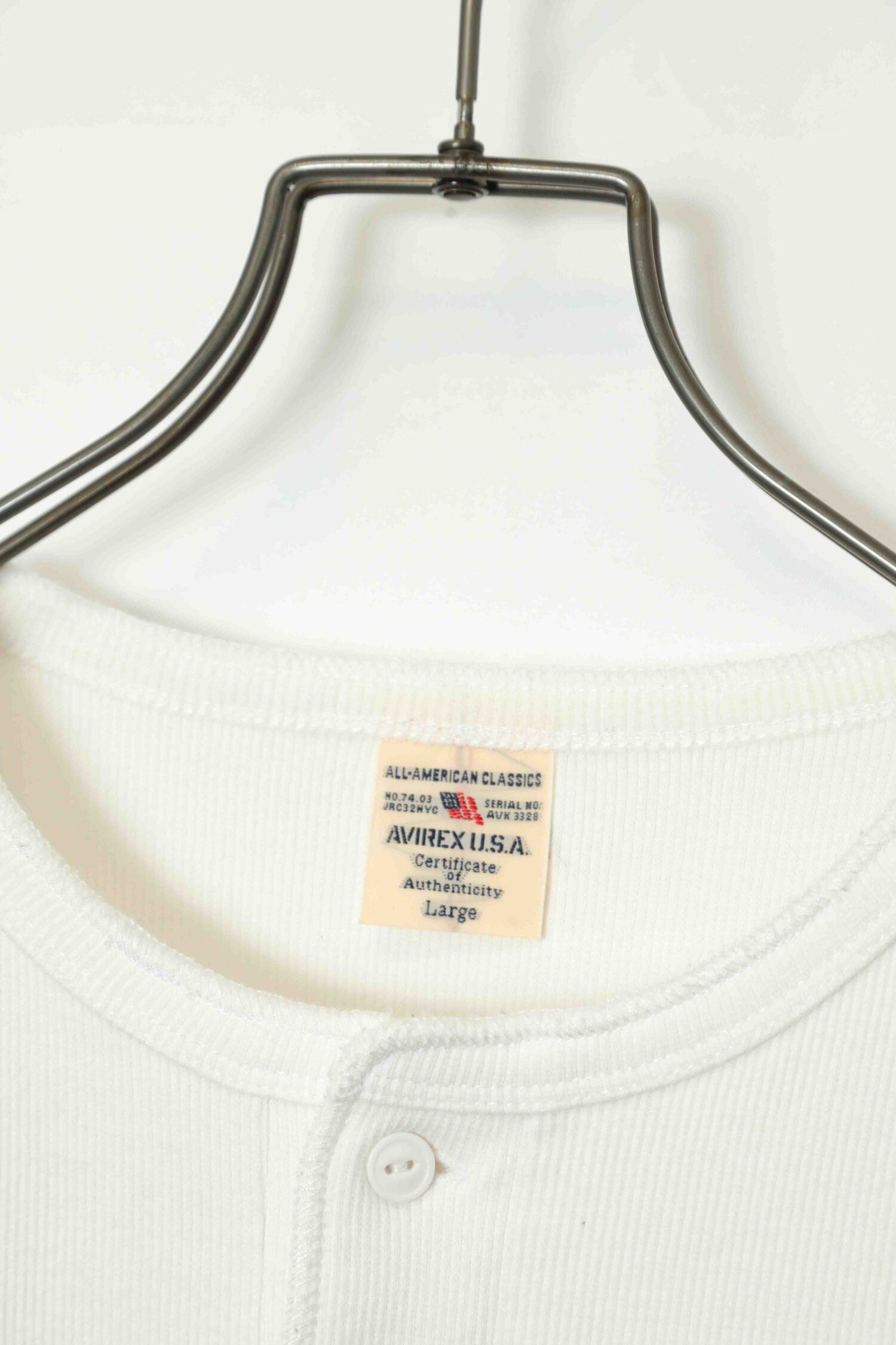 Alternative view of USED AVIREX PULL-OVER T-SHIRT/L
