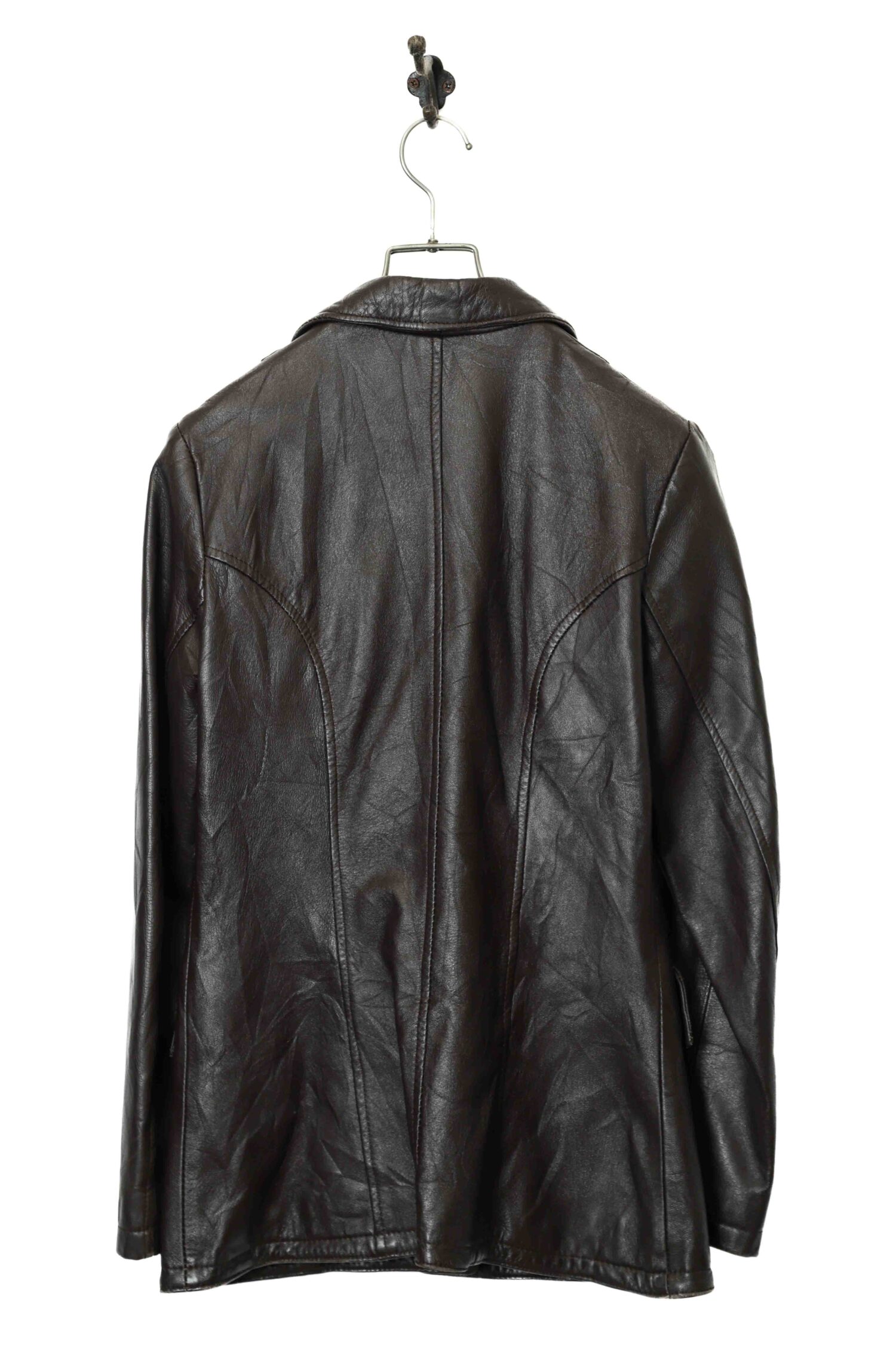 VINTAGE LEATHER TAILORED JACKET/MADE IN ENGLAND/S | 古着屋