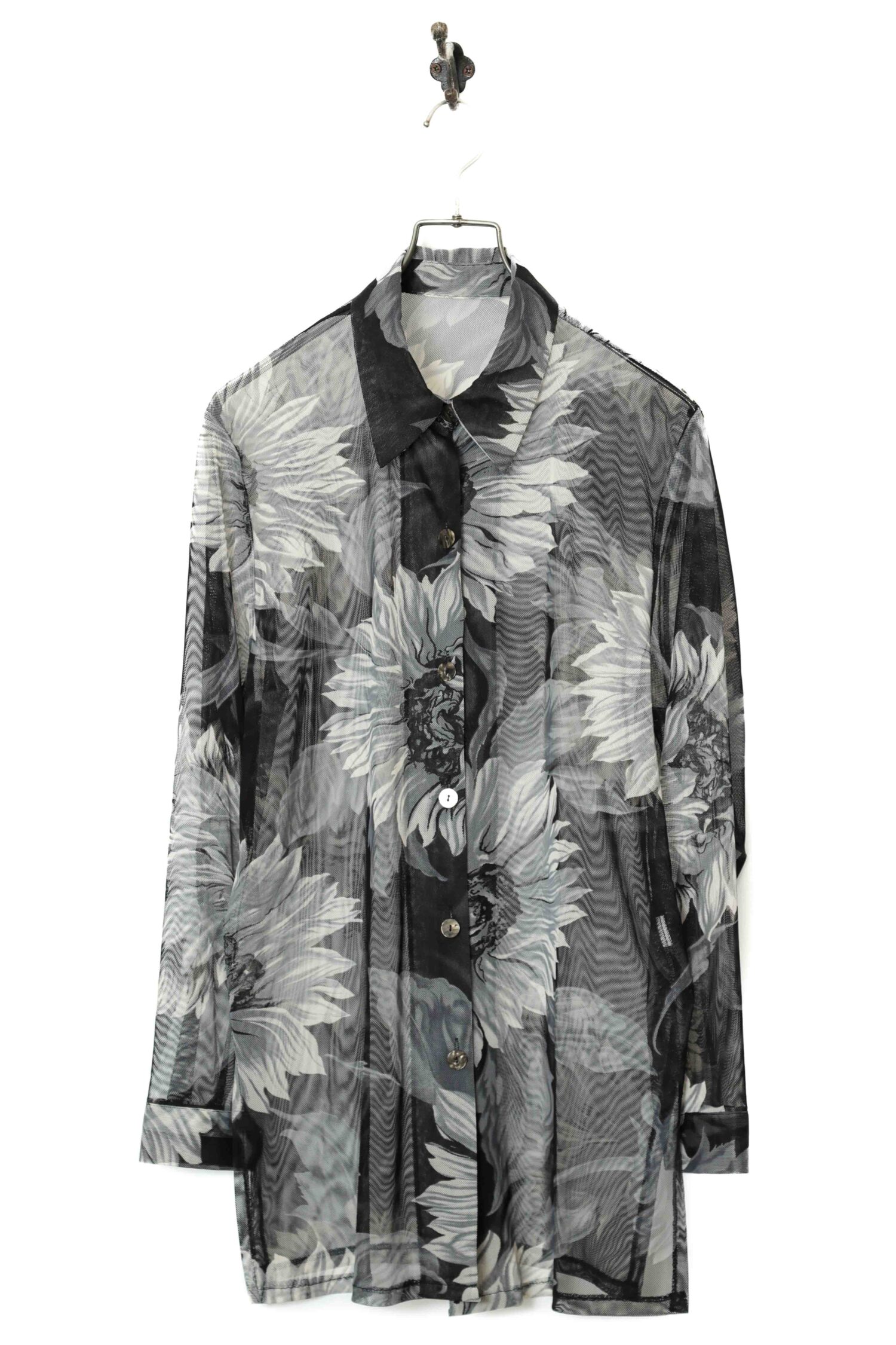 VINTAGE MESH PRINTED SHIRT/M