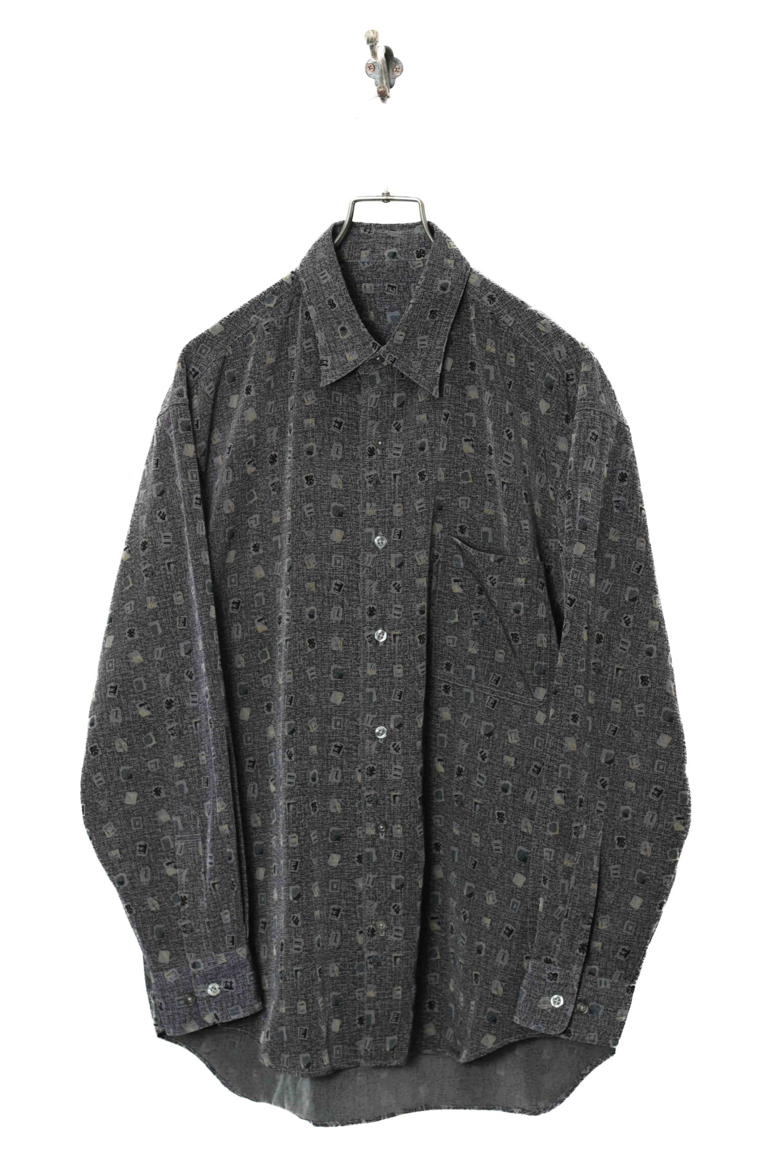 VINTAGE PRINTED SHIRT/L