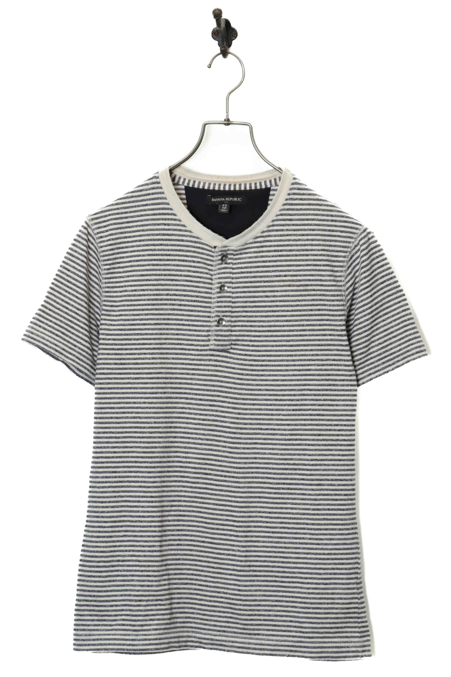 USED BANANA REPUBLIC BORDER T-SHIRT/XS