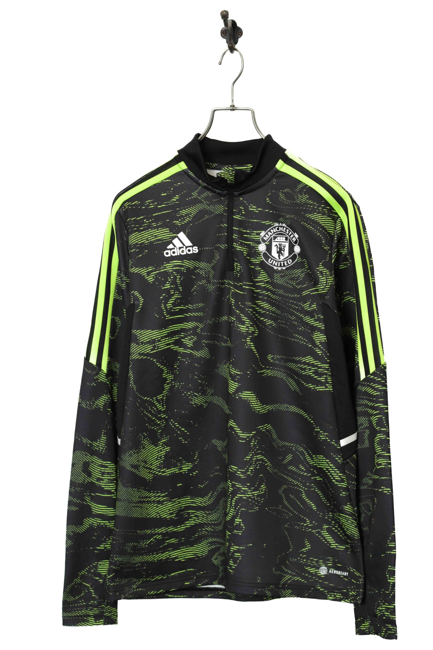 USED ADIDAS FOOTBALL PULL-OVER SHIRT/M
