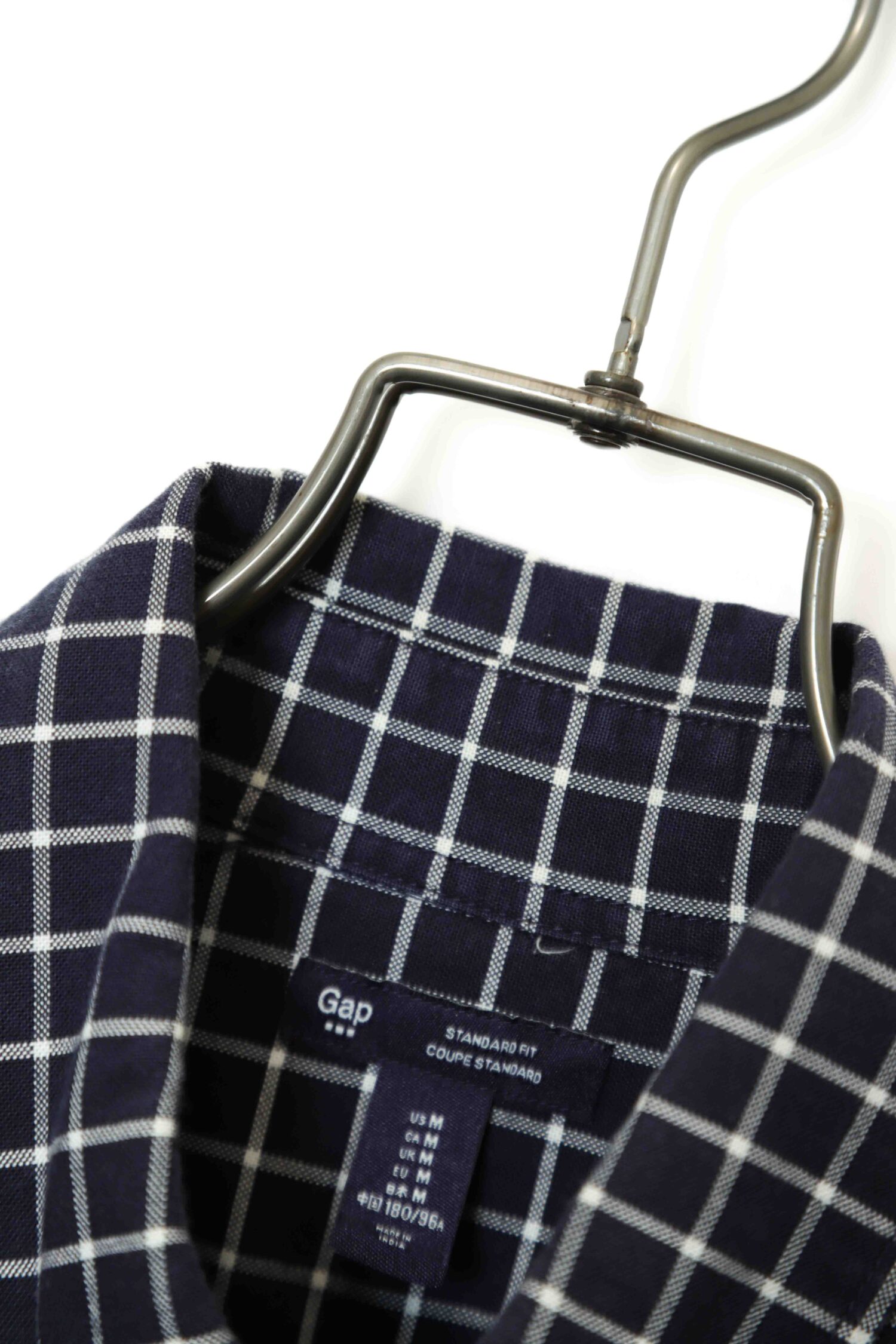 Alternative view of USED GAP CHECK SHIRT/M