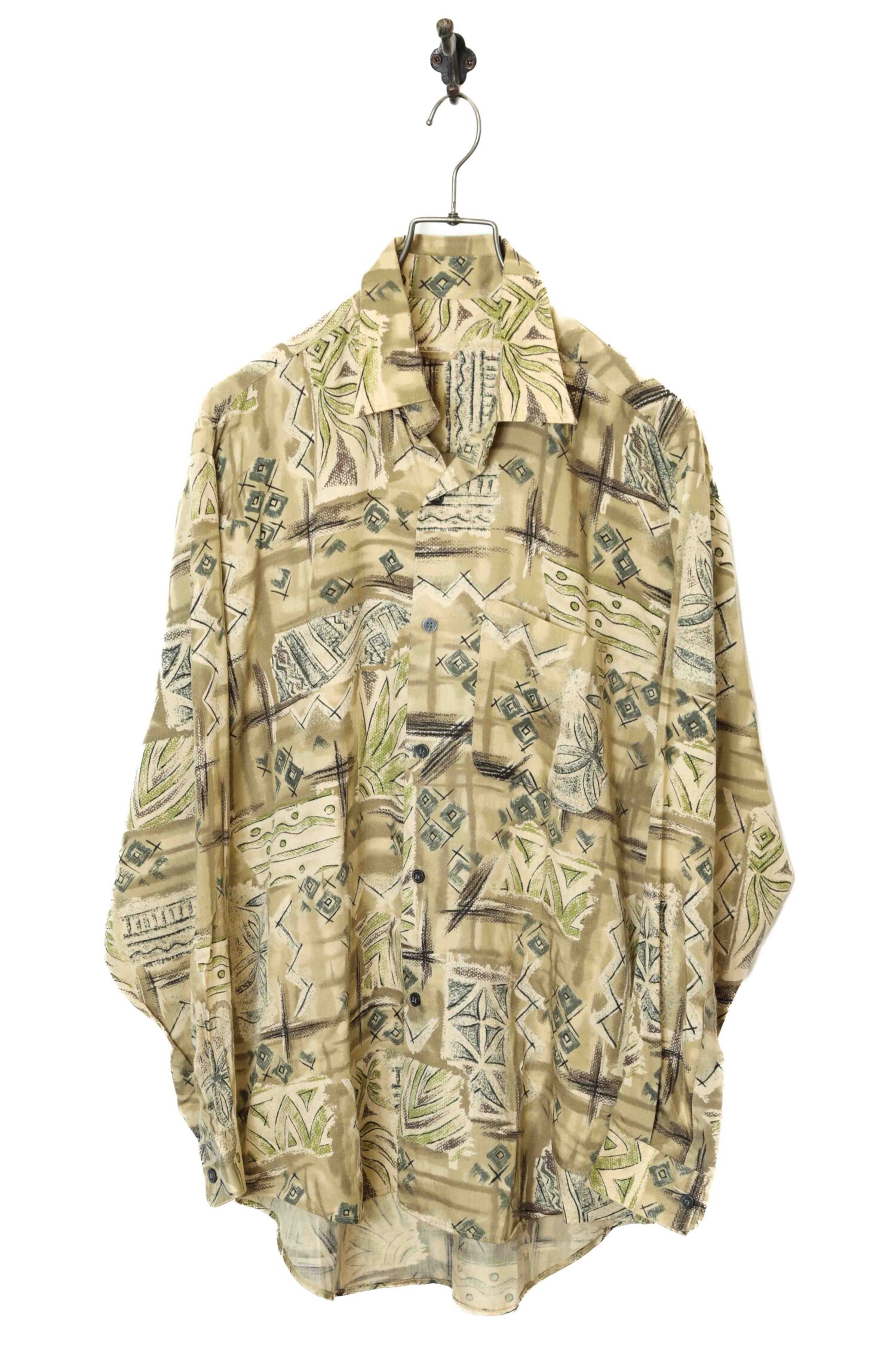 VINTAGE PRINTED SHIRT/L