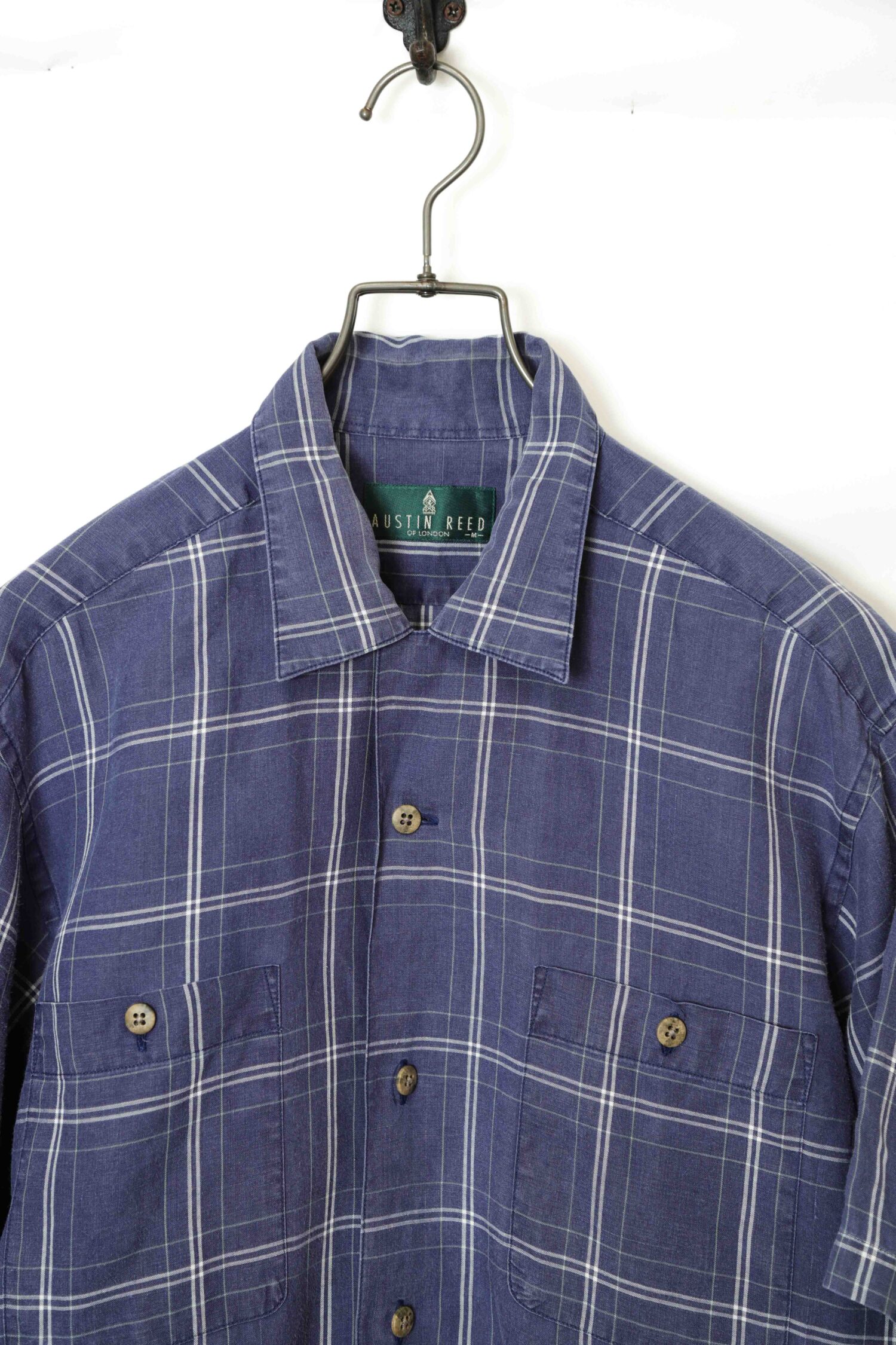 Alternative view of USED AUSTIN REED CHECK PATTERN SHIRT/L