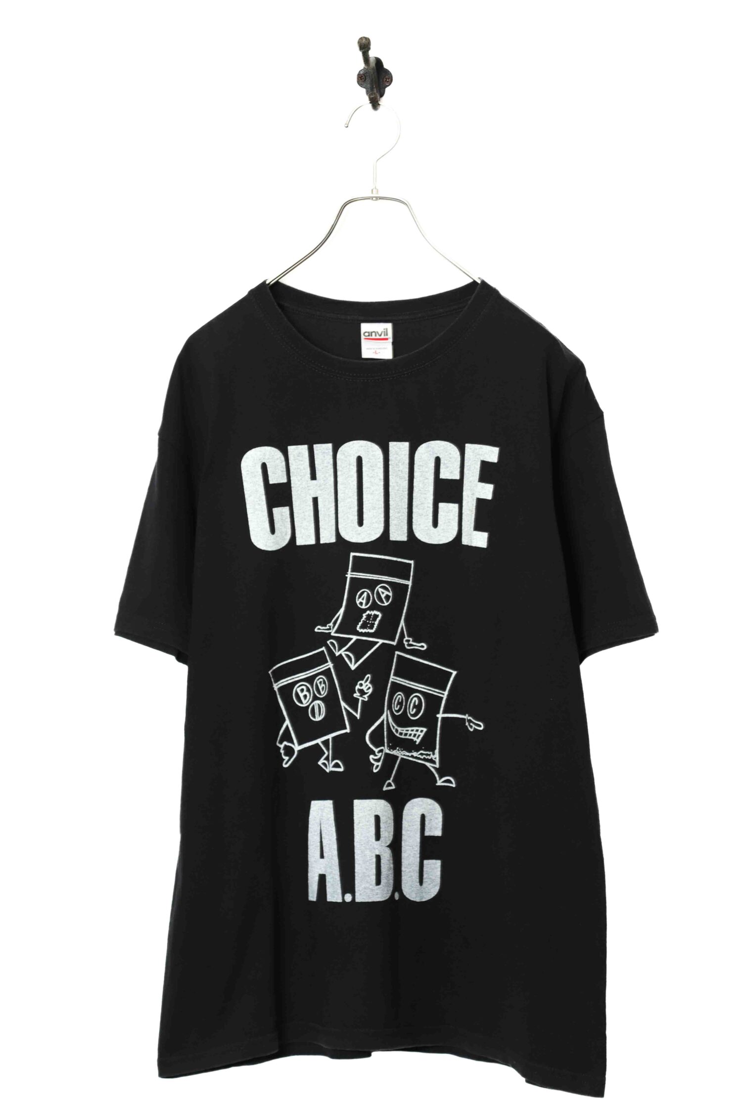 USED PRINTED T-SHIRT/ANVIL/L