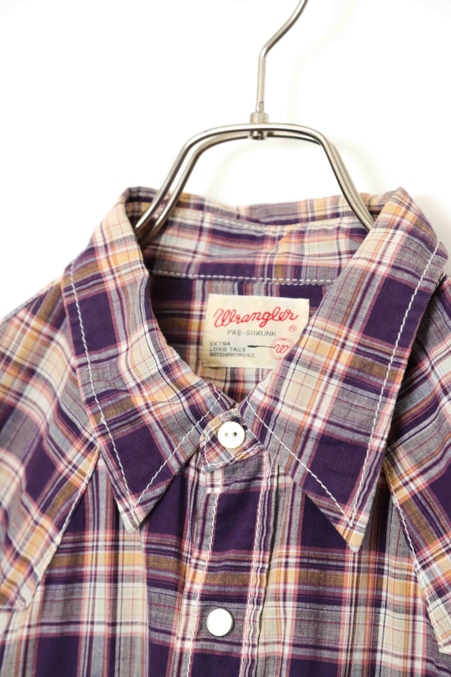 Alternative view of USED WRANGLER CHECK SHIRT/M