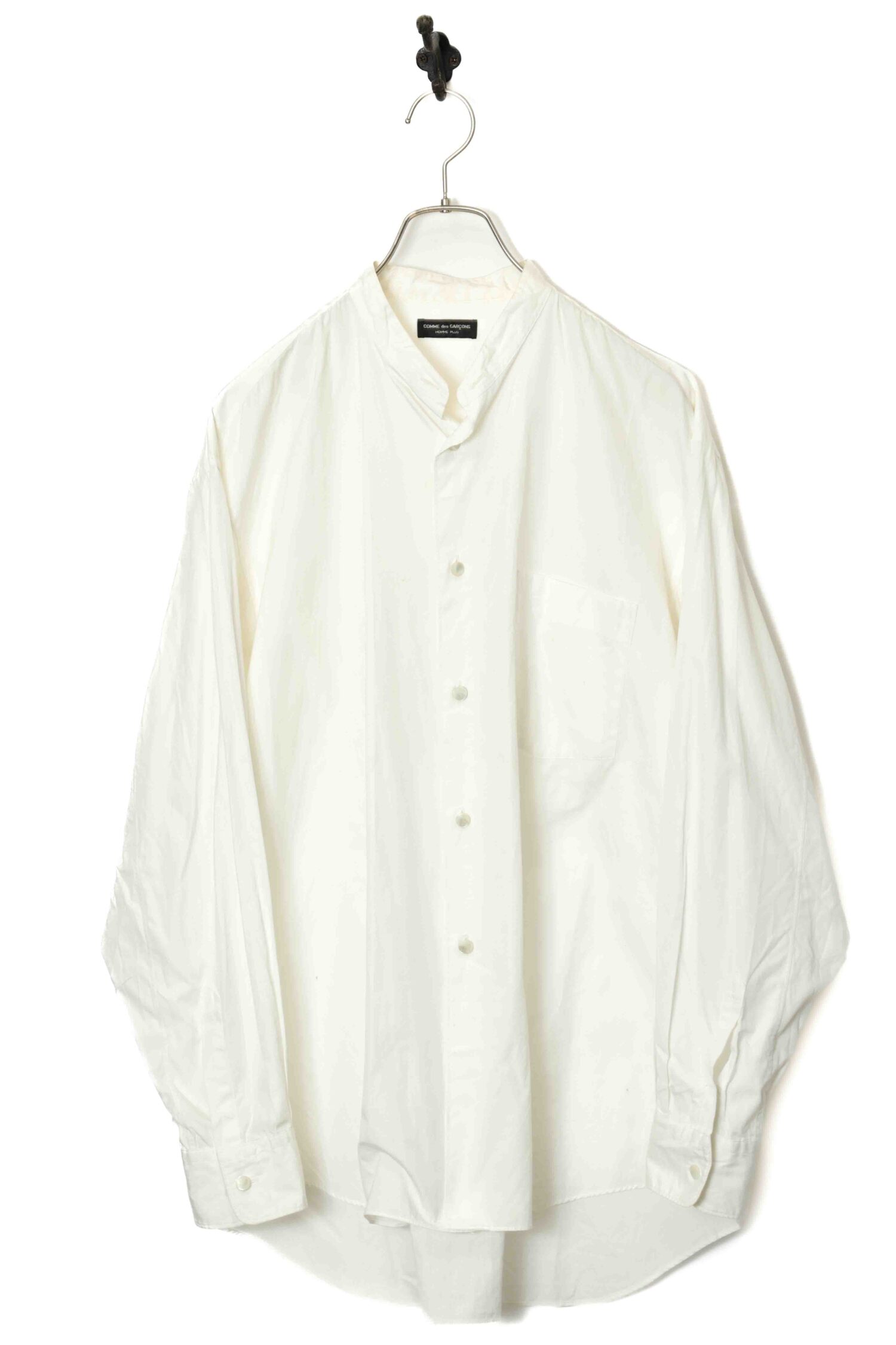 USED COMME DES GARCONS STAND COLLAR SHIRT/L