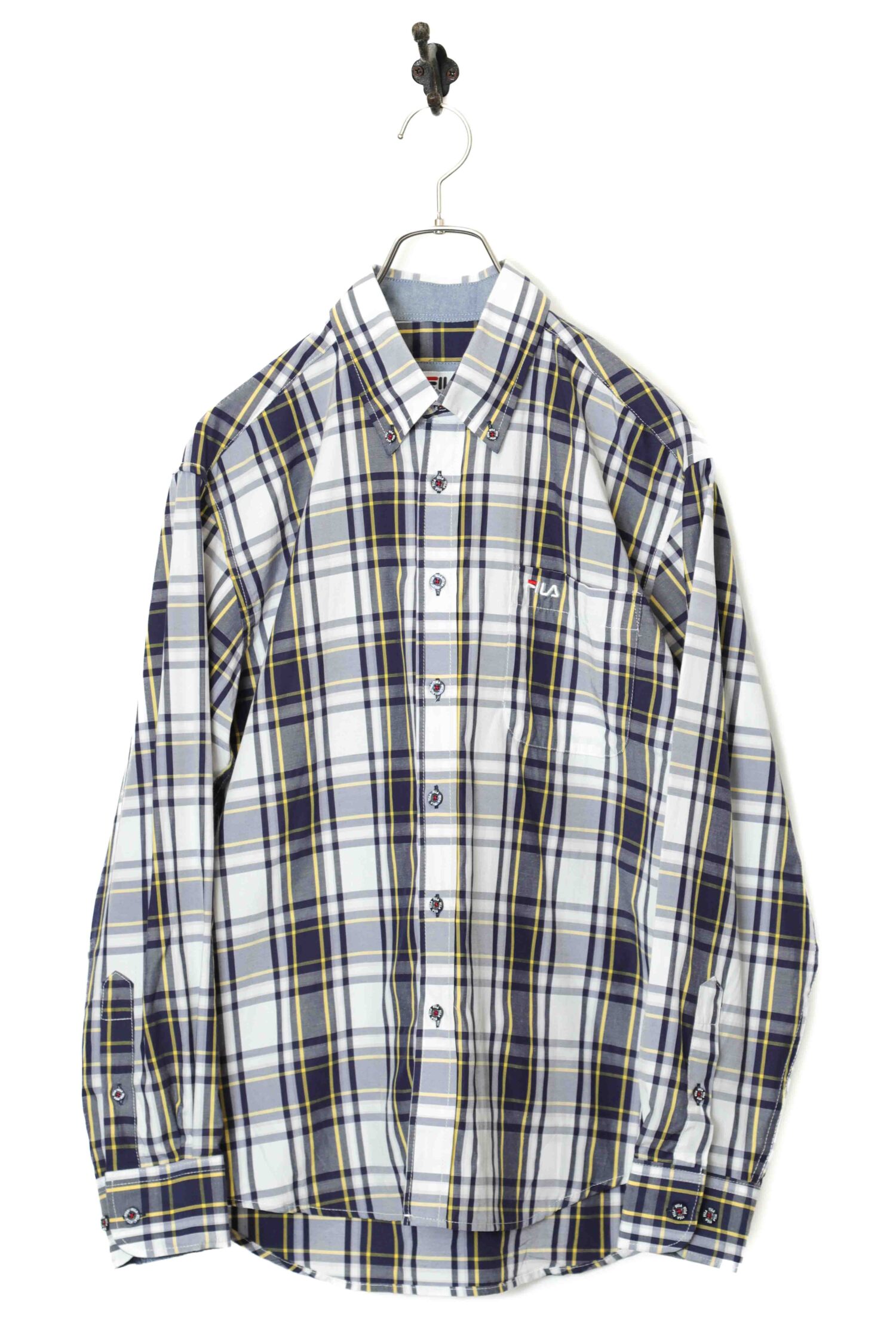 USED FILA CHECK SHIRT/M