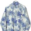 VINTAGE FLOWER PRINTED SHIRT/L