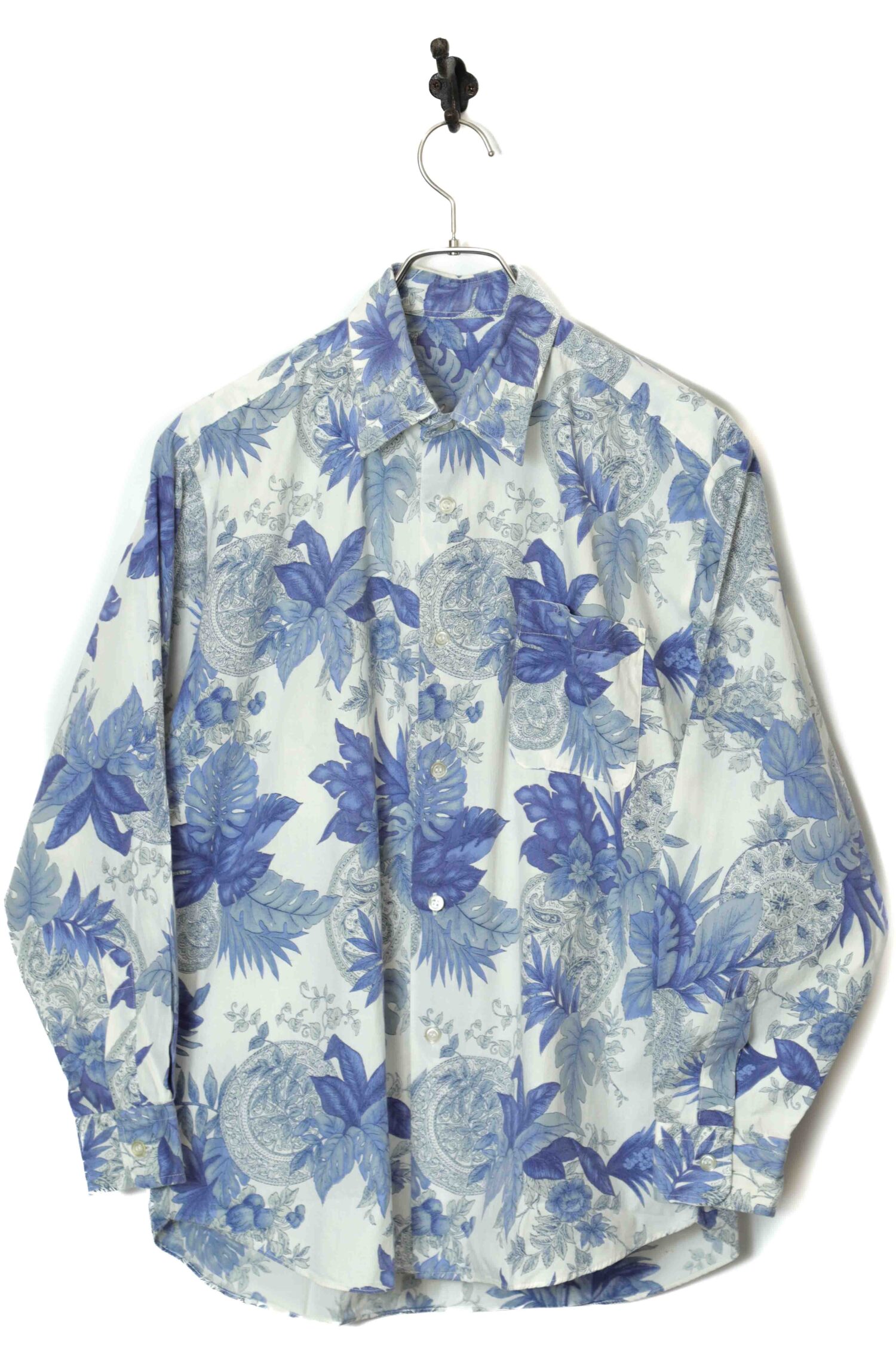VINTAGE FLOWER PRINTED SHIRT/L