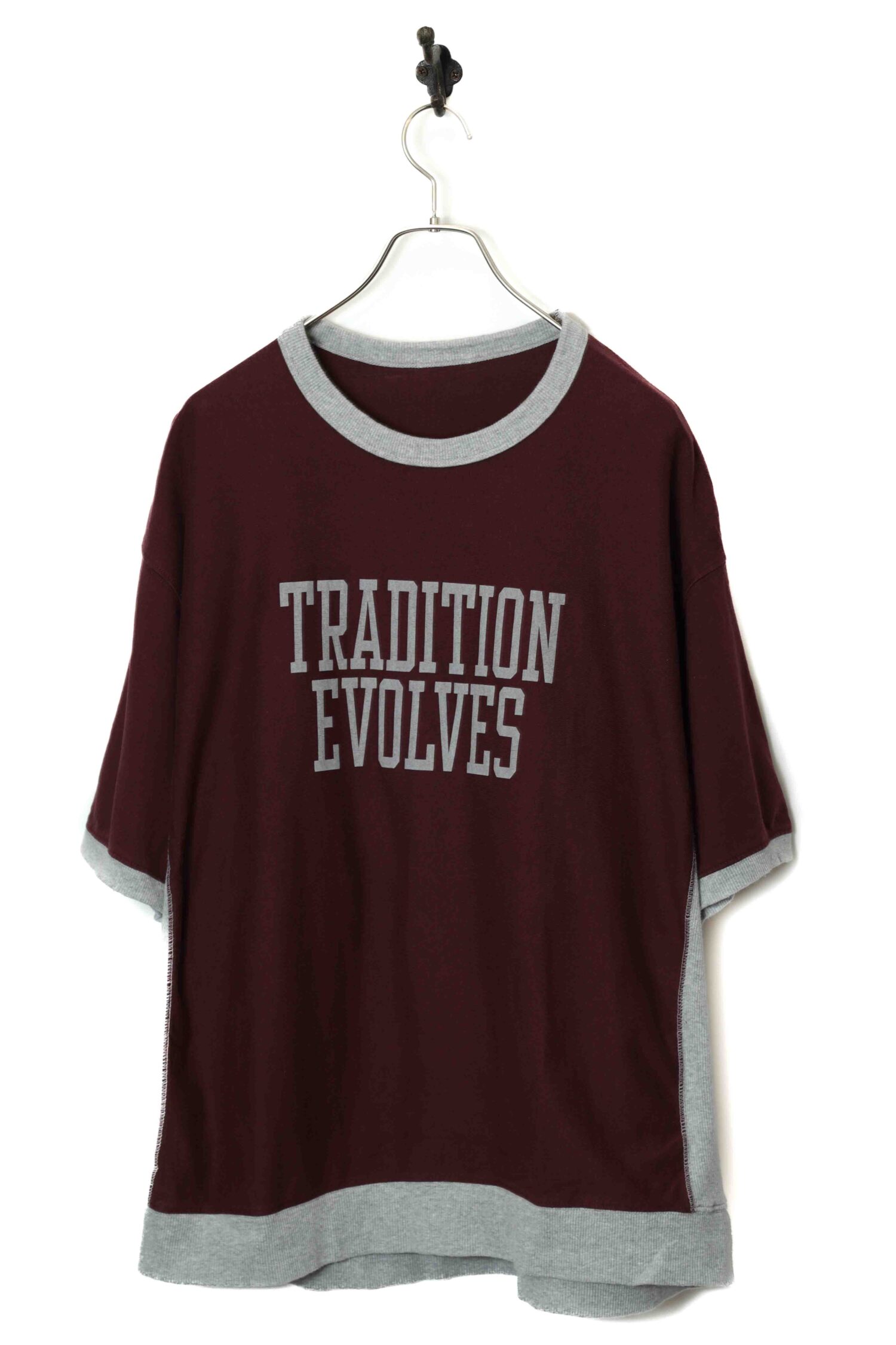 VINTAGE PANEL DESIGN PRINTED T-SHIRT/XL