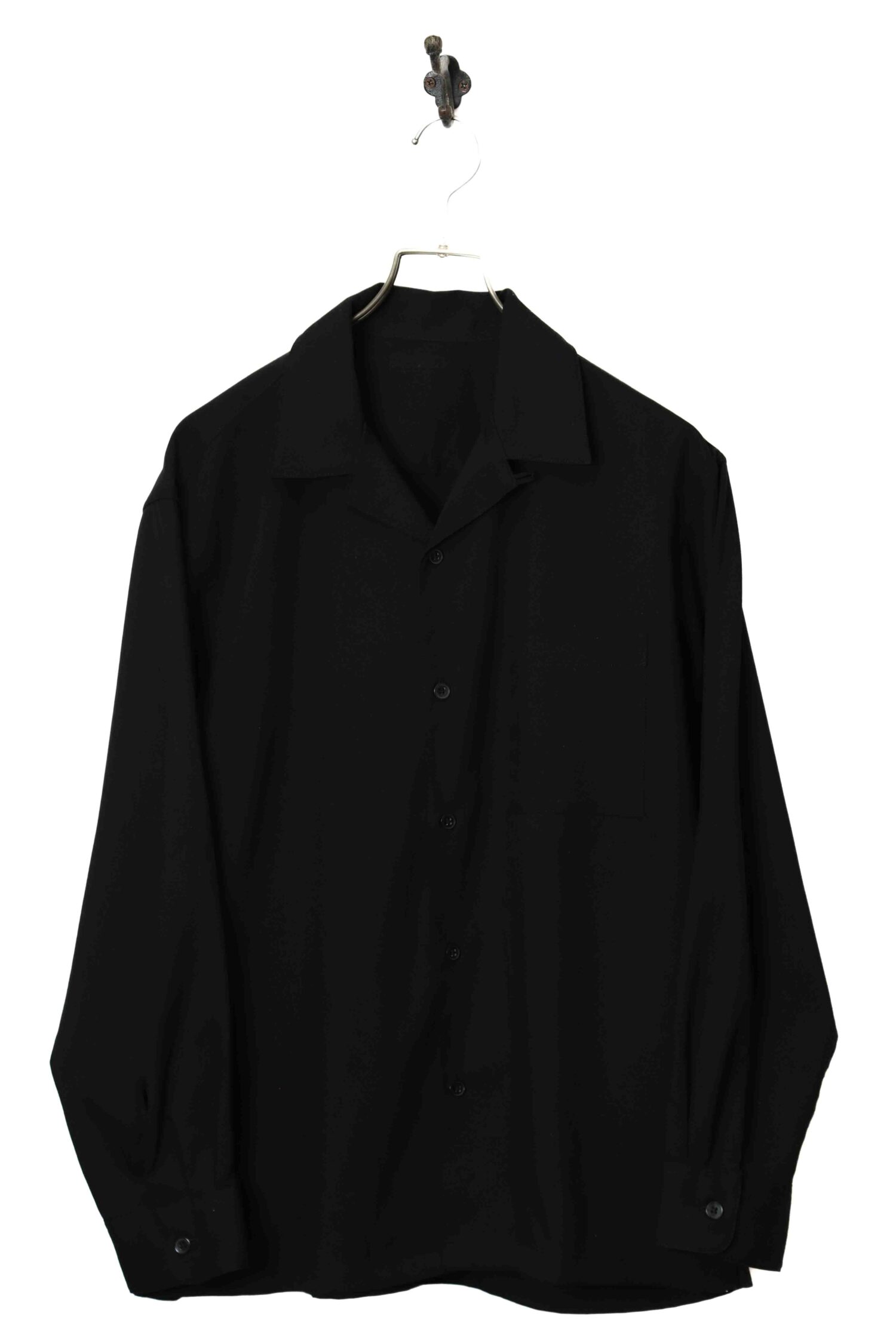 VINTAGE OPEN COLLAR SHIRT/XL