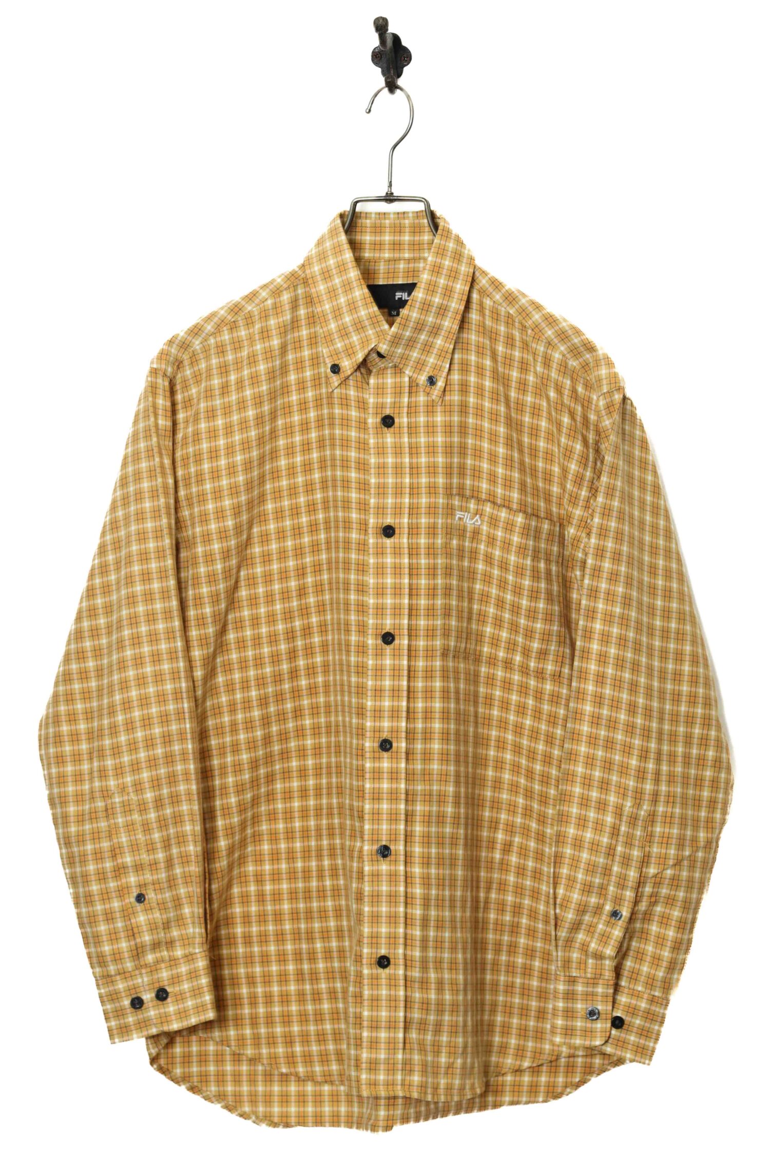 USED FILA CHECK SHIRT/M
