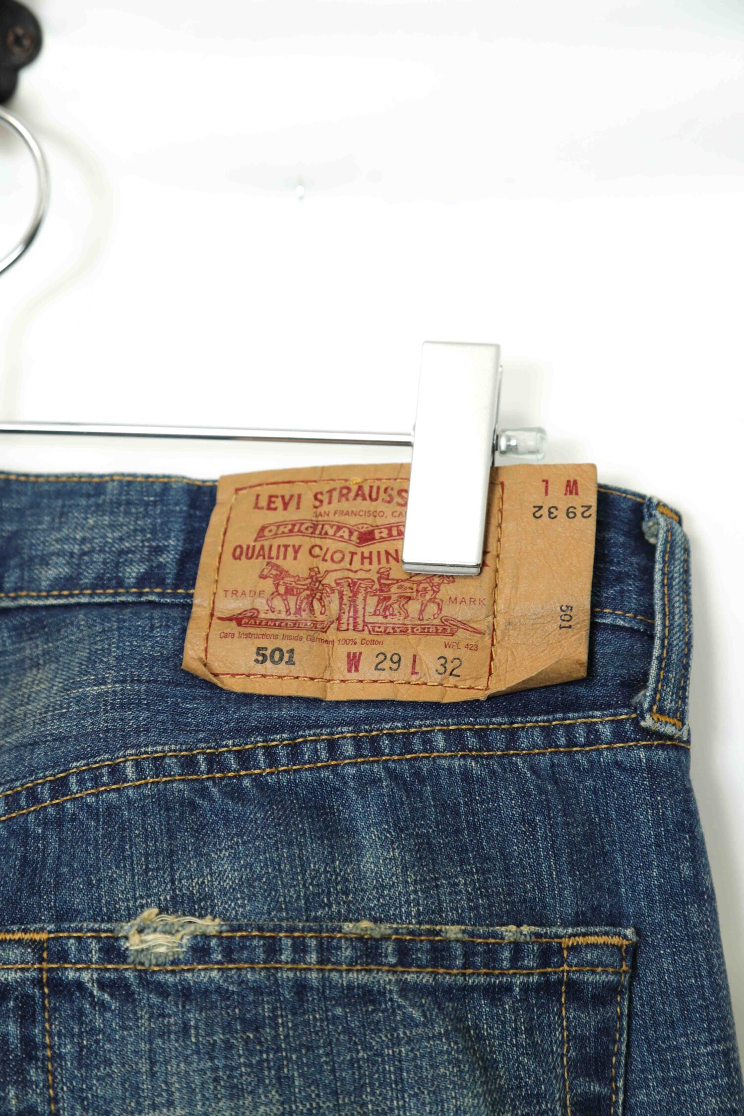 Alternative view of USED LEVIS 501 DENIM PANTS/W76