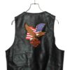 VINTAGE COW LEATHER VEST/M